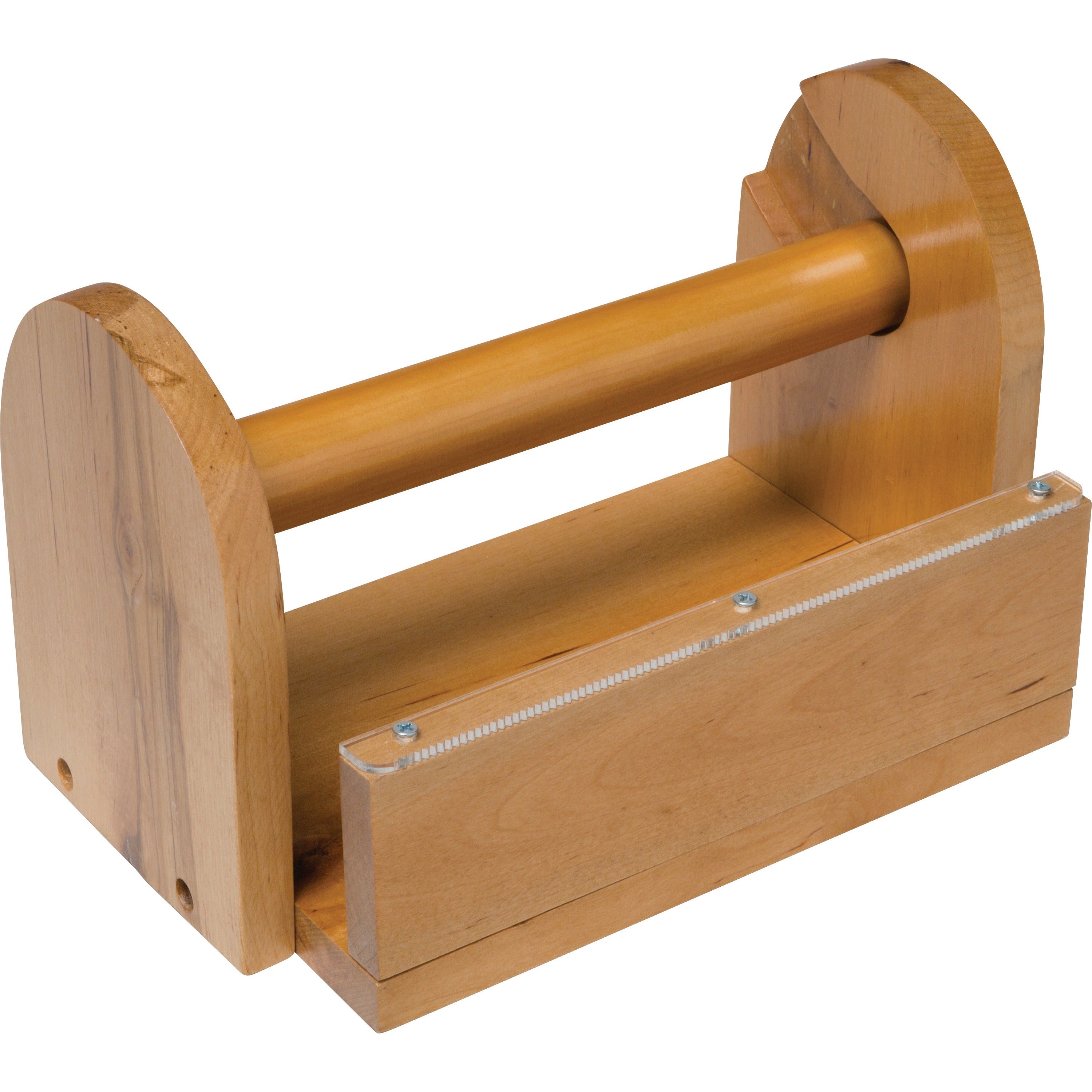 Creativity Street Wood Masking Tape Holder - Holds Total 8 Tape(s) - Wood - Brown - 1 Each -