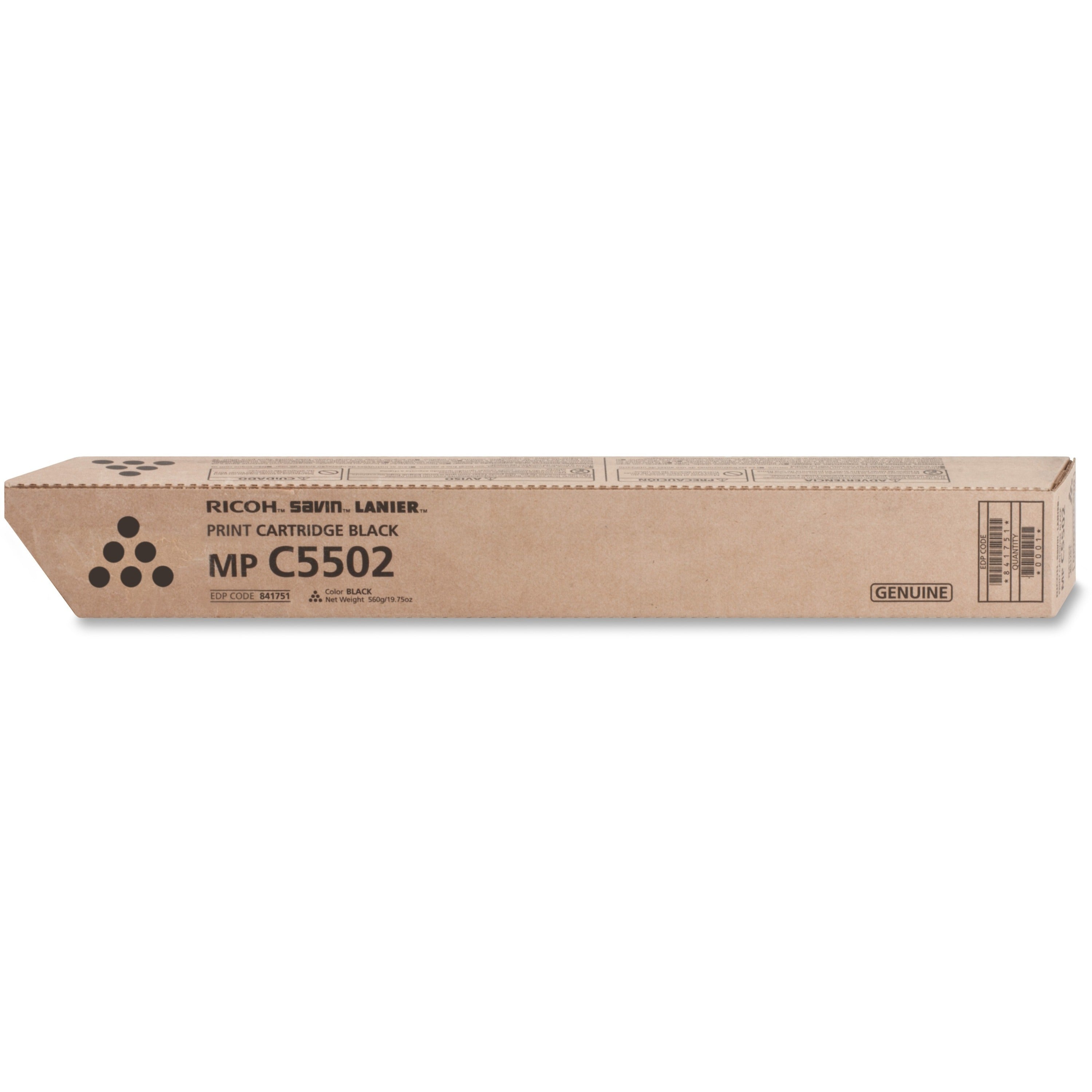 Ricoh Original Toner Cartridge - Laser - 31000 Pages - Black - 1 Each -