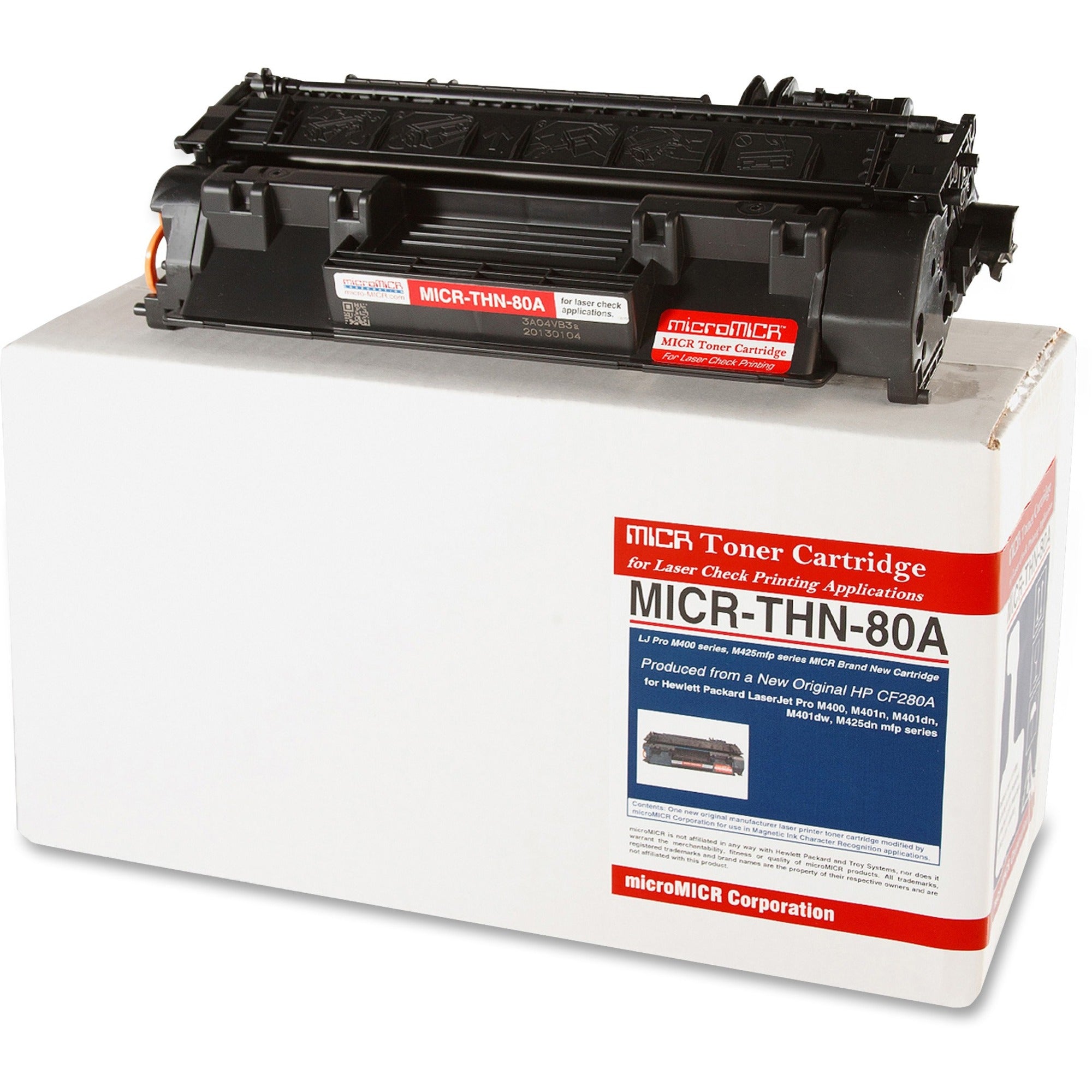 microMICR MICR Toner Cartridge - Alternative for HP (CF280A) - Laser - 2700 Pages - Black - 1 Each -