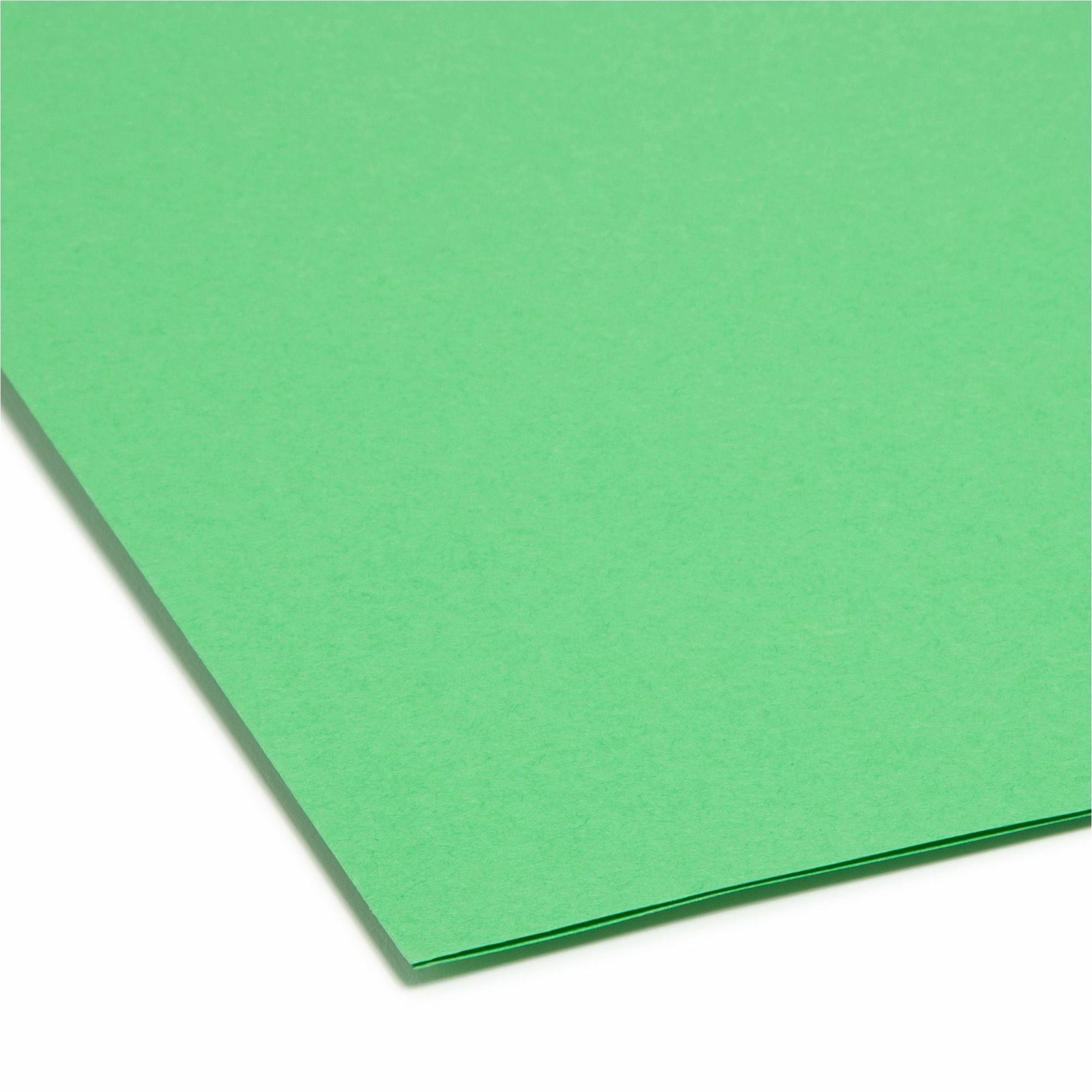 Smead SuperTab 1/3 Tab Cut Letter Recycled Top Tab File Folder - 8 1/2" x 11" - Top Tab Location - Assorted Position Tab Position - Blue, Red, Green, Yellow - 10% Paper Recycled - 24 / Pack -