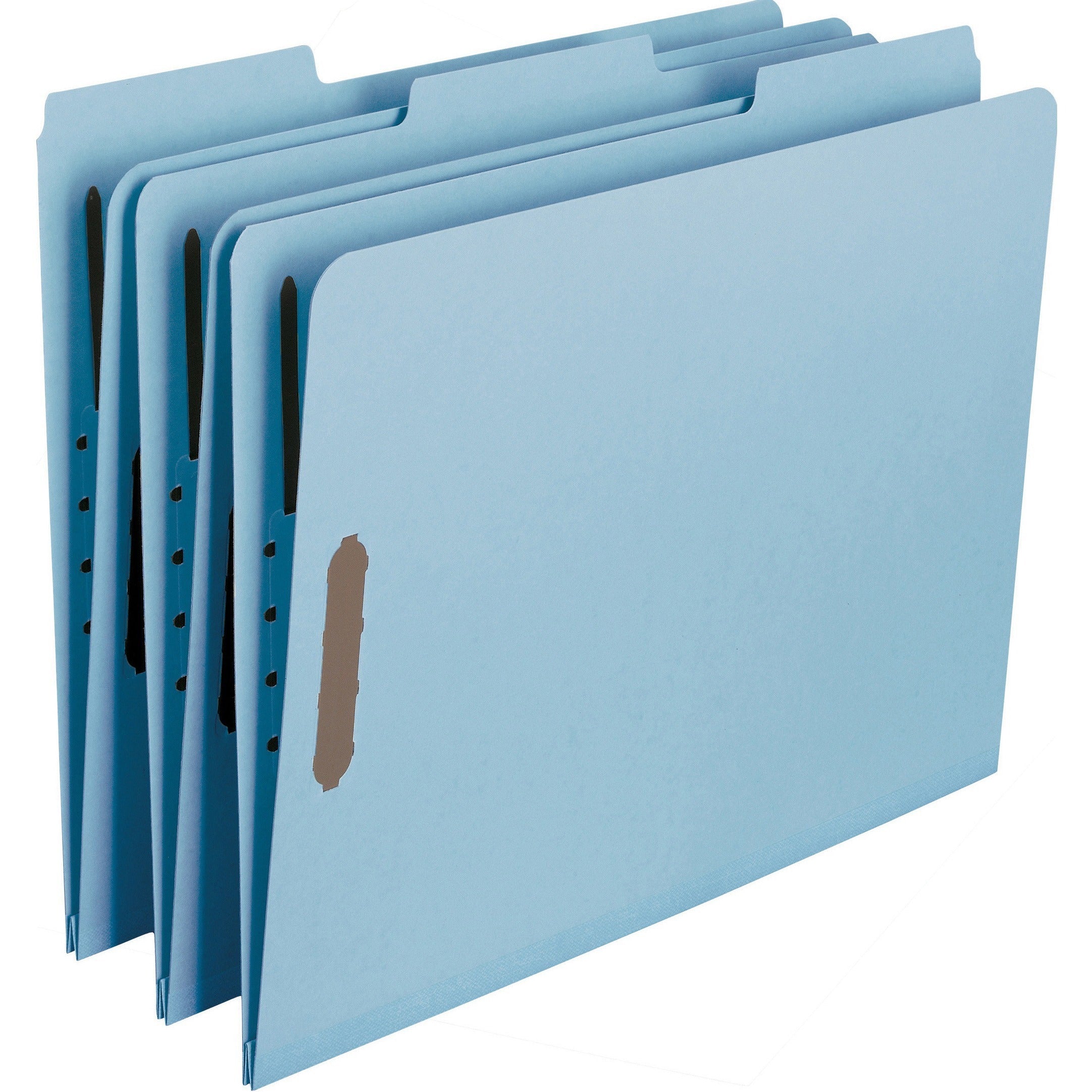 smead-1-3-tab-cut-letter-recycled-fastener-folder-8-1-2-x-11-125-sheet-capacity-1-expansion-2-x-2k-fasteners-assorted-position-tab-position-pressboard-blue-100%-recycled-25-box_smd15000 - 2