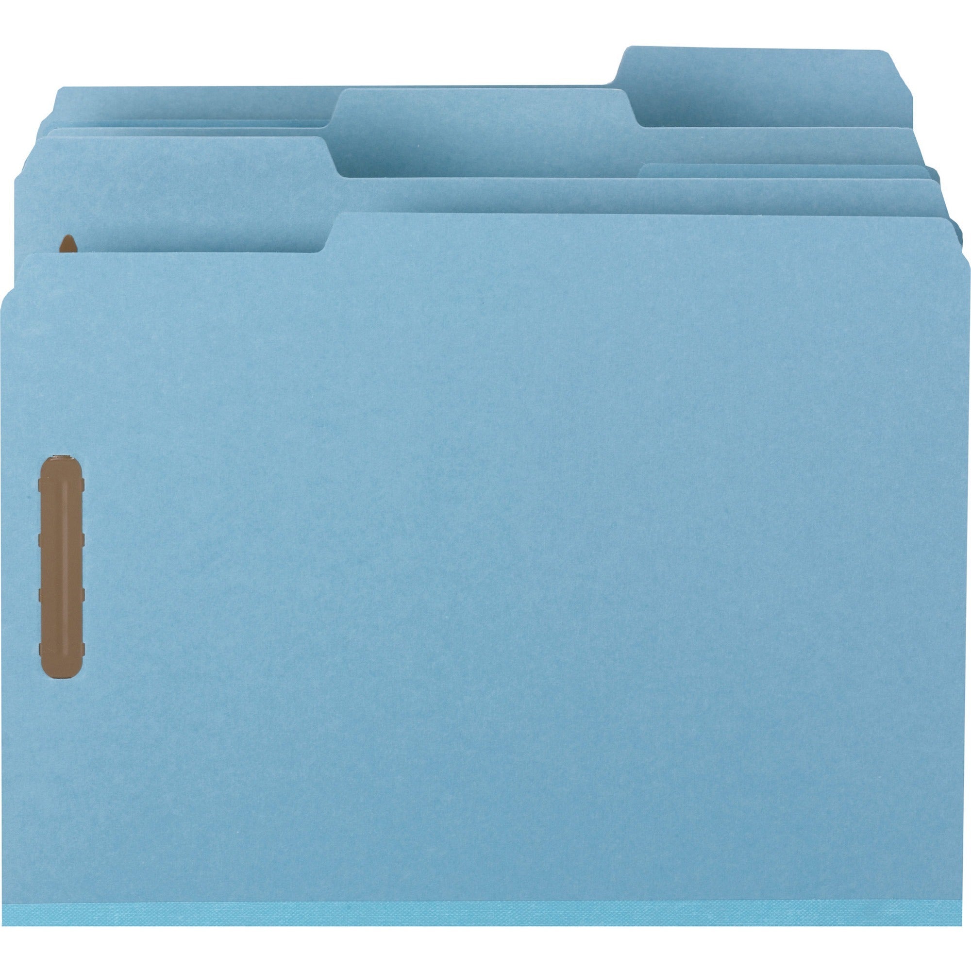 smead-1-3-tab-cut-letter-recycled-fastener-folder-8-1-2-x-11-125-sheet-capacity-1-expansion-2-x-2k-fasteners-assorted-position-tab-position-pressboard-blue-100%-recycled-25-box_smd15000 - 1