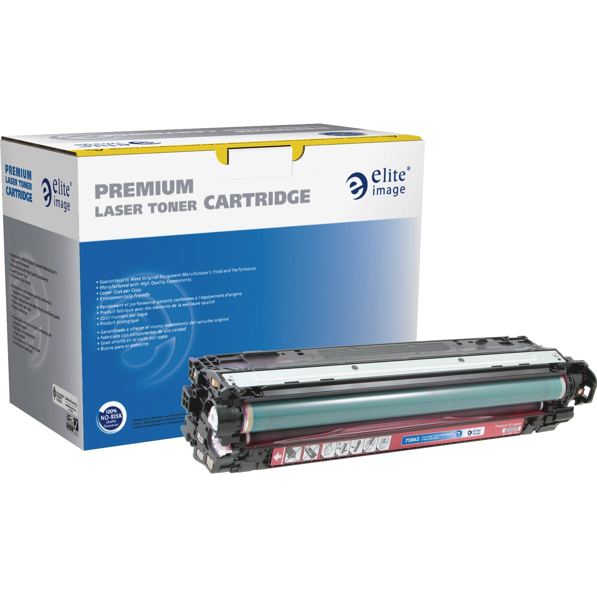 Elite Image Remanufactured Toner Cartridge - Alternative for HP 307A (CE743A) - Laser - 7300 Pages - Magenta - 1 Each - 1
