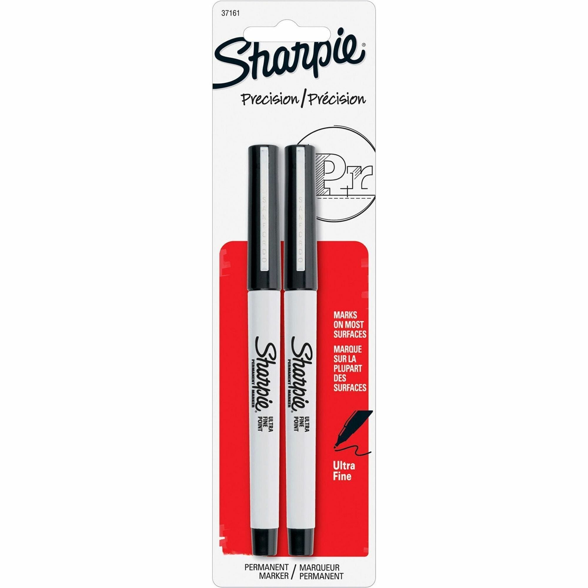 sharpie-ultra-fine-point-permanent-marker-ultra-fine-marker-point-black-2-pack_san37161pp - 1