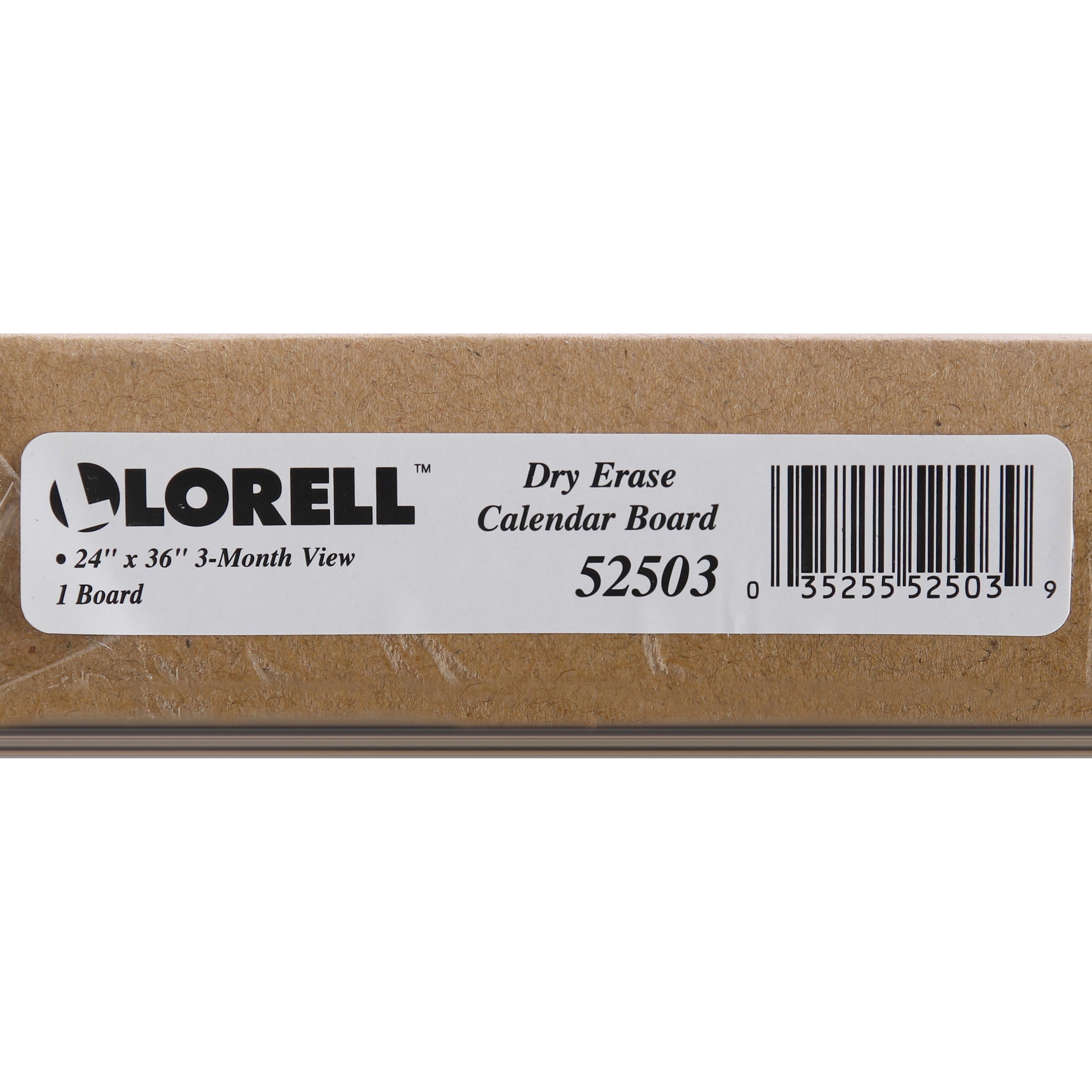 Lorell Magnetic Dry-Erase Calendar Board - 36" (3 ft) Width x 24" (2 ft) Height - Frost Surface - Rectangle - Magnetic - Stain Resistant - Assembly Required - 1 Each -