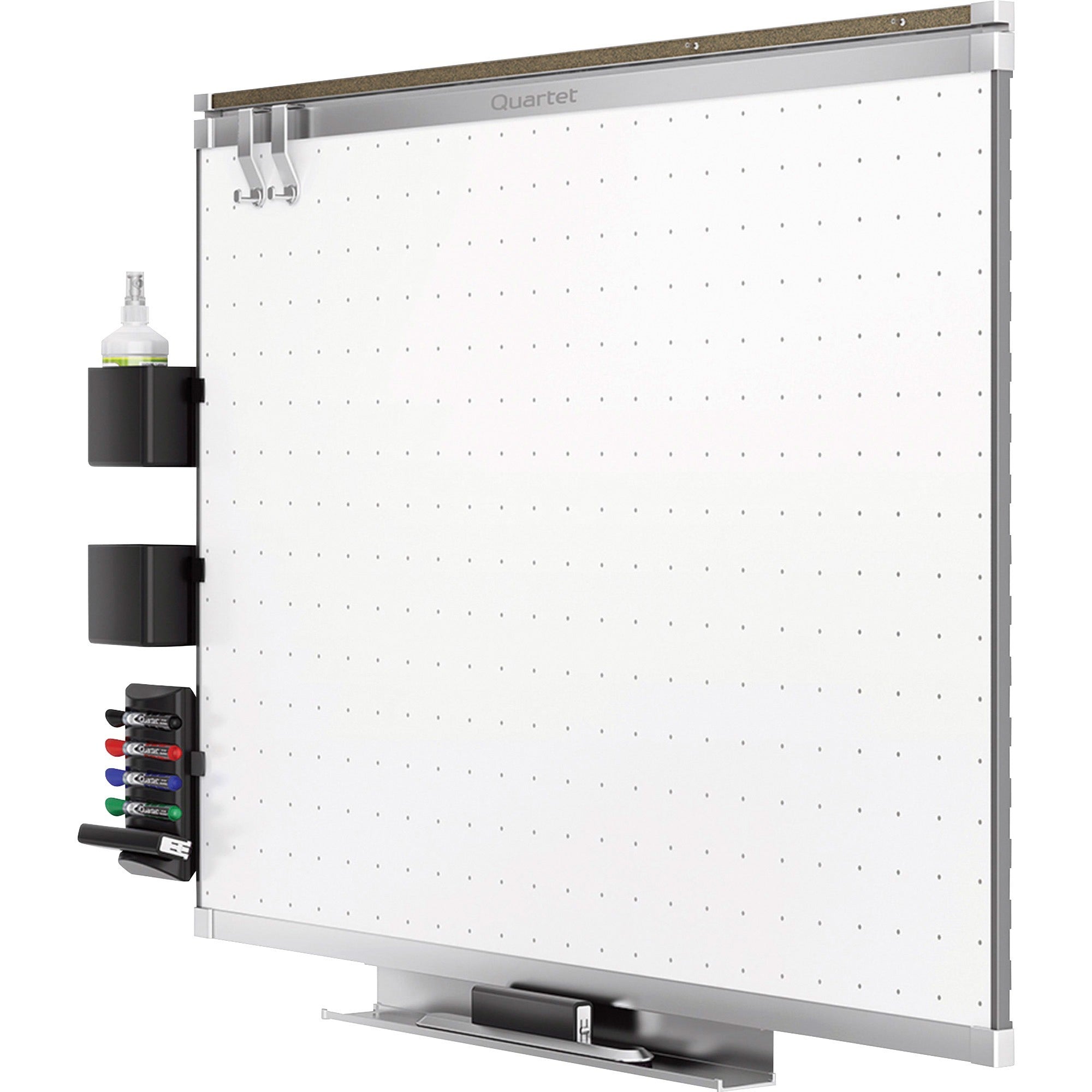 Quartet Prestige 2 Total Erase Whiteboard - 72" (6 ft) Width x 48" (4 ft) Height - White Surface - Silver Aluminum Frame - Horizontal - 1 Each -