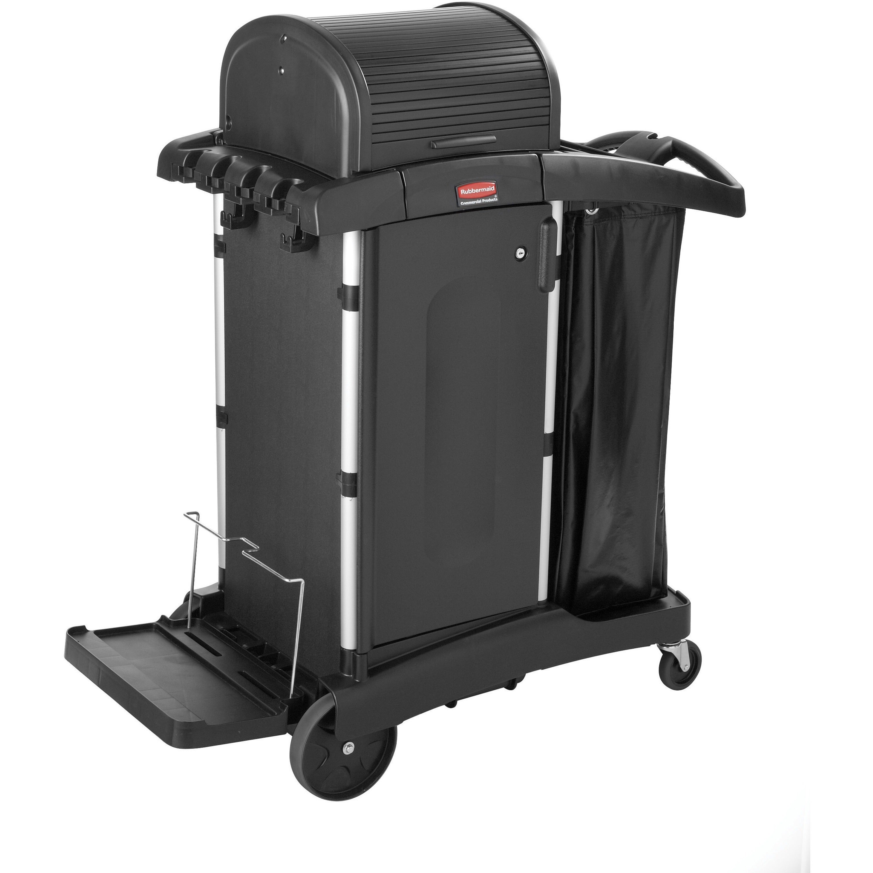 Rubbermaid High Security Cleaning Cart, Sold as 1 Each - 1