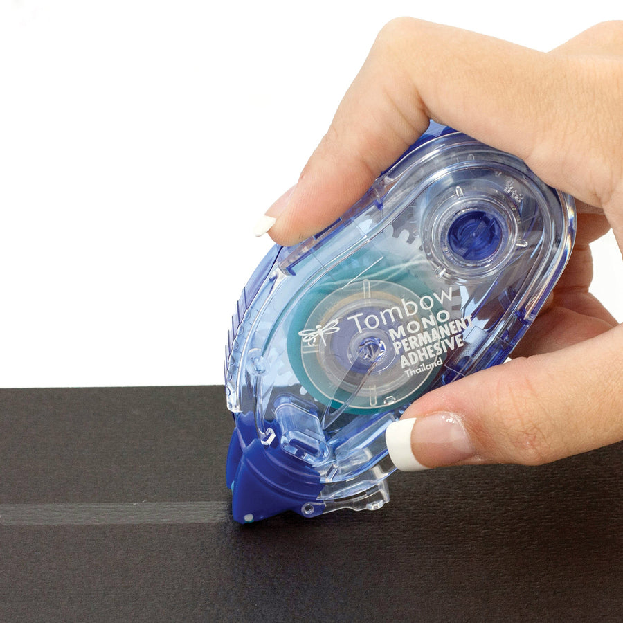 Tombow Mono Permanent Adhesive Applicator - 1 Each - Clear -