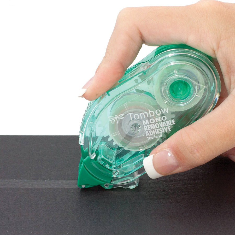Mono Removable Adhesive Applicator, 0.33" X 39.33 Ft, Dries Light Green - 2