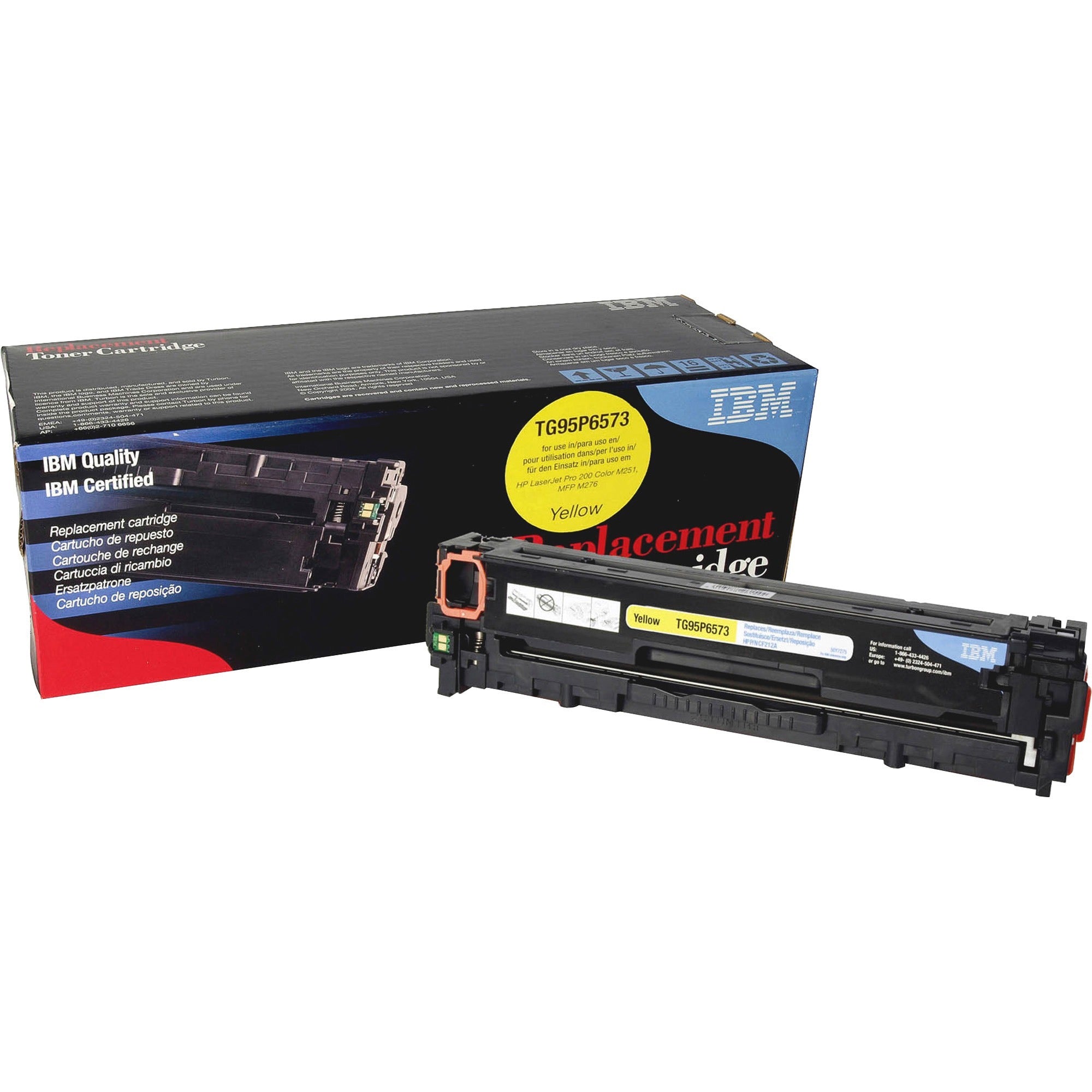 IBM Remanufactured Laser Toner Cartridge - Alternative for HP 131A (CF212A) - Yellow - 1 Each - 1800 Pages -
