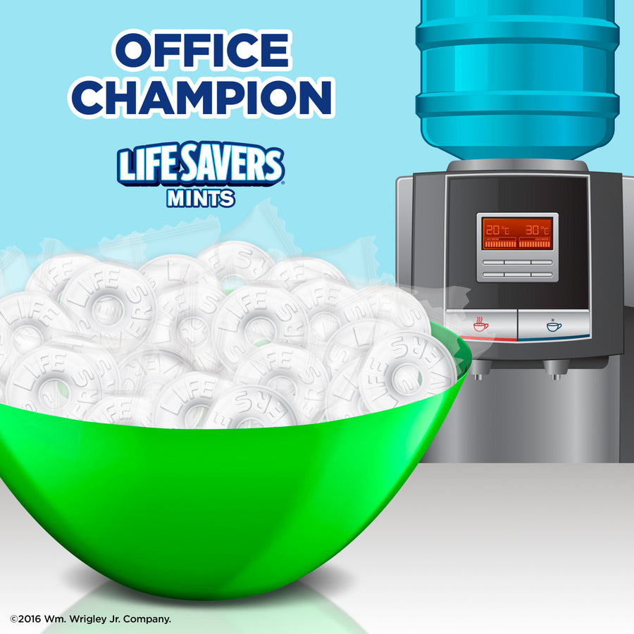 wrigley-life-savers-peppermint-hard-candies-peppermint-individually-wrapped-625-oz-1-bag_mrs08503 - 2