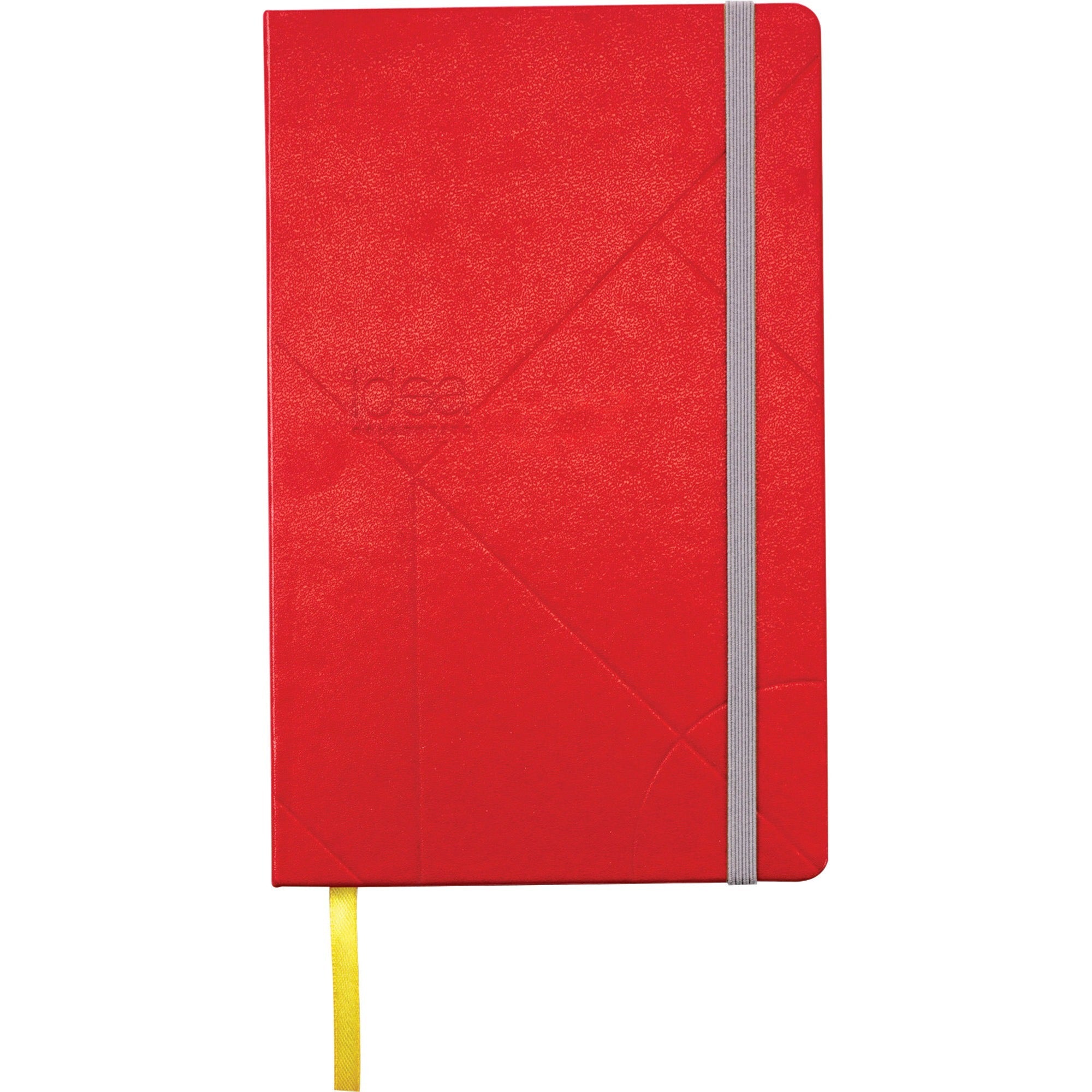 TOPS Idea Collective Hard Cover Journal - 120 Sheets - 5" x 8 1/4" - 0.63" x 5" x 8.3" - Cream Paper - Red Cover - Acid-free, Durable Cover, Ribbon Marker, Elastic Closure, Pocket - 1 Each -