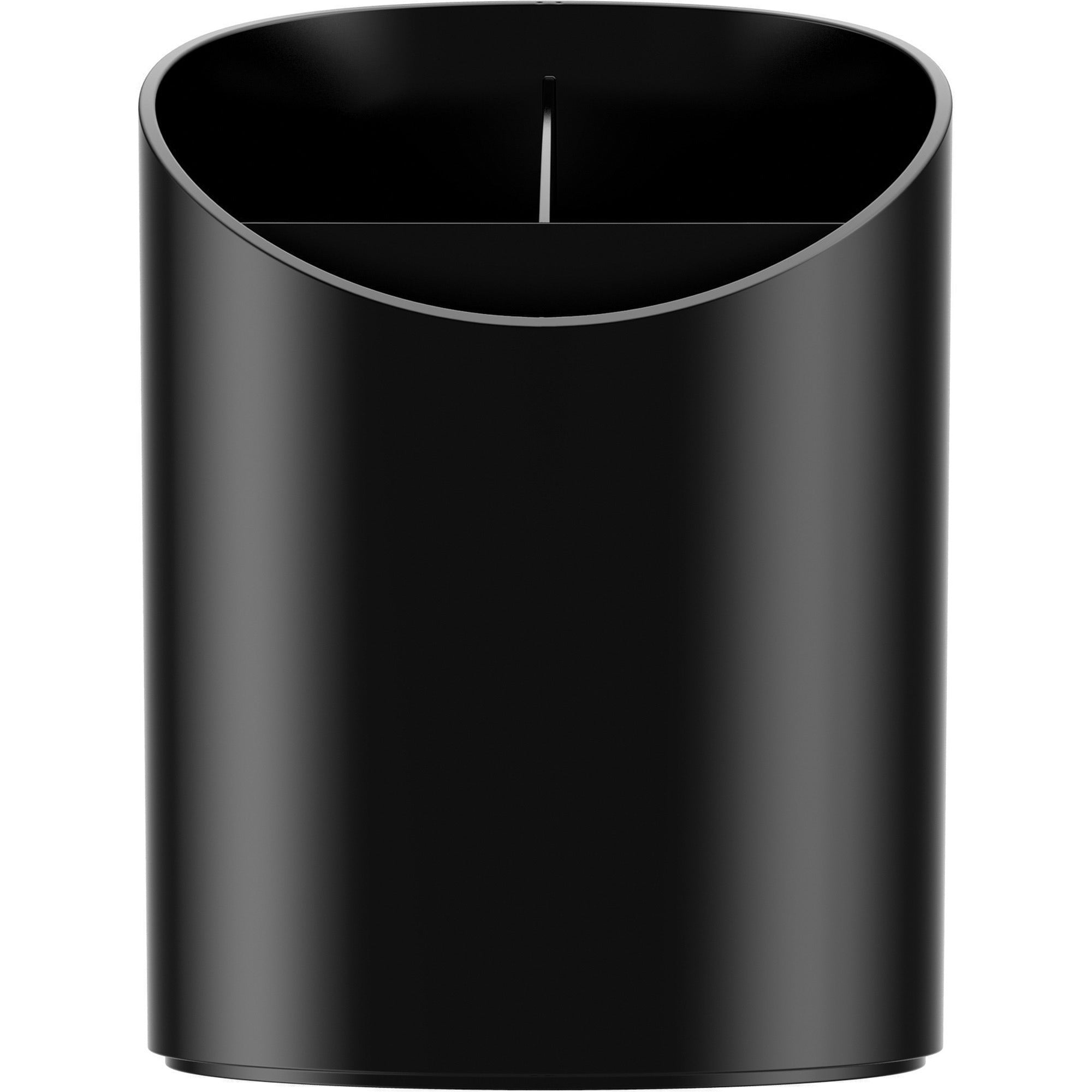 Deflecto Sustainable Office Recycled Large Pencil Cup - 5.6" x 4.4" x 4.4" - 1 Each - Black -