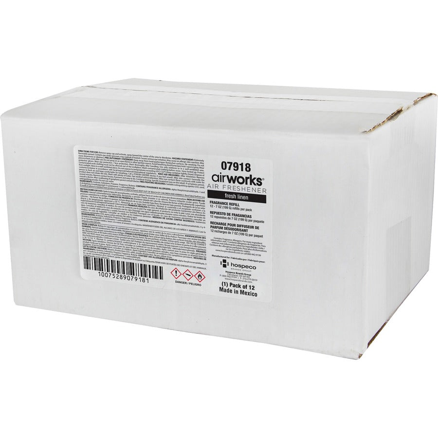 hospeco-health-gards-metered-aerosol-air-fresheners-fresh-linen-aerosol-6000-ft-7-oz-fresh-linen-30-day-1-each_hos07918 - 2