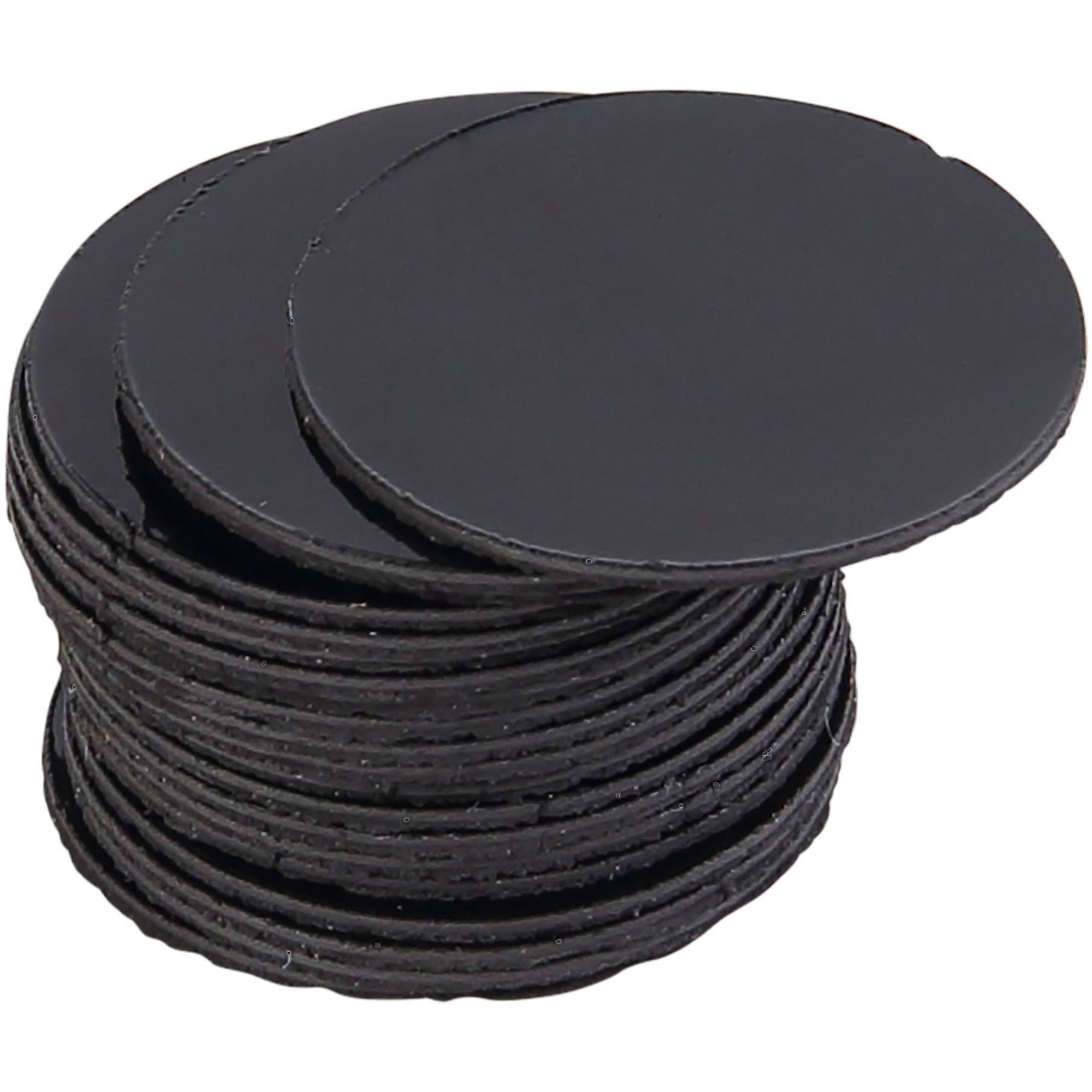 MasterVision Magnetic Color Coding Dots - - Height3/4" Diameter - Round - Black - Vinyl - 20 / Pack -