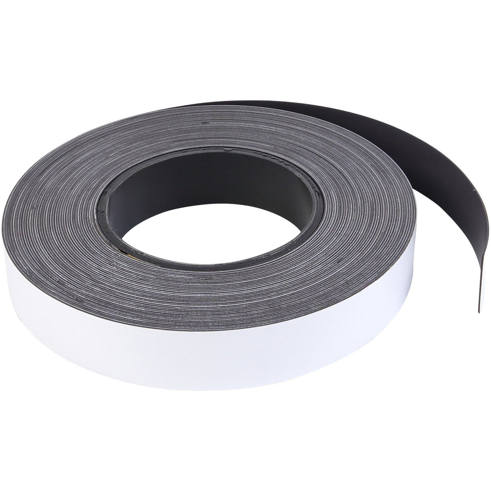 MasterVision Magnetic Dry Erase Roll - 1" (0.1 ft) Width x 600" (50 ft) Length - White - Magnetic - 1 / Roll -