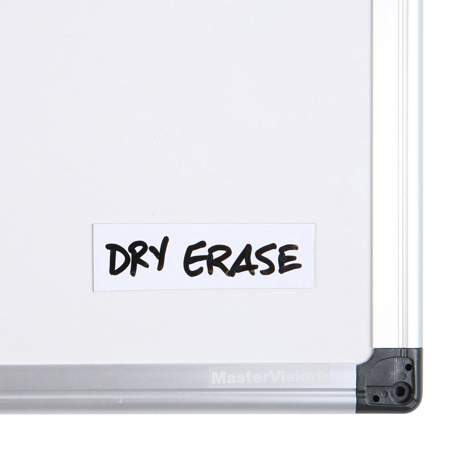MasterVision Magnetic Dry Erase Roll - 1" (0.1 ft) Width x 600" (50 ft) Length - White - Magnetic - 1 / Roll -