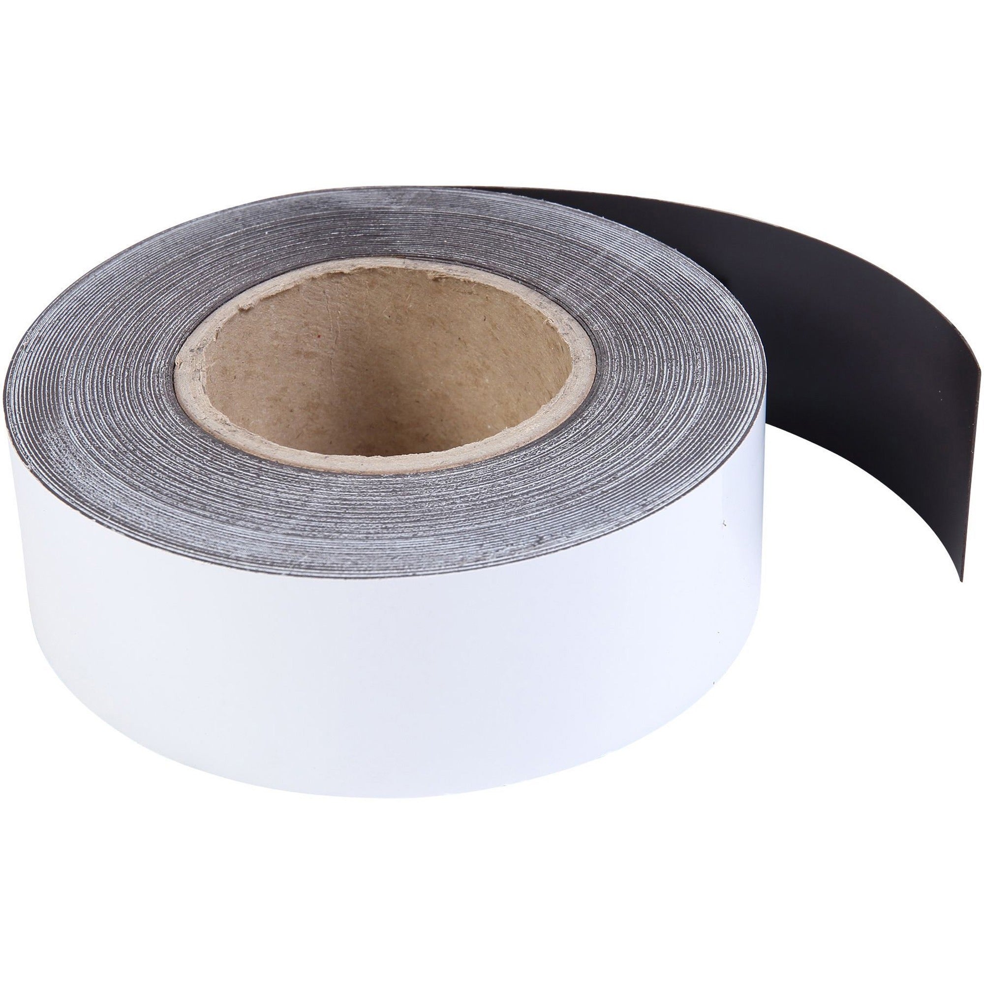 MasterVision Magnetic Dry Erase Roll - 2" (0.2 ft) Width x 600" (50 ft) Length - White - Magnetic - 1 / Roll -