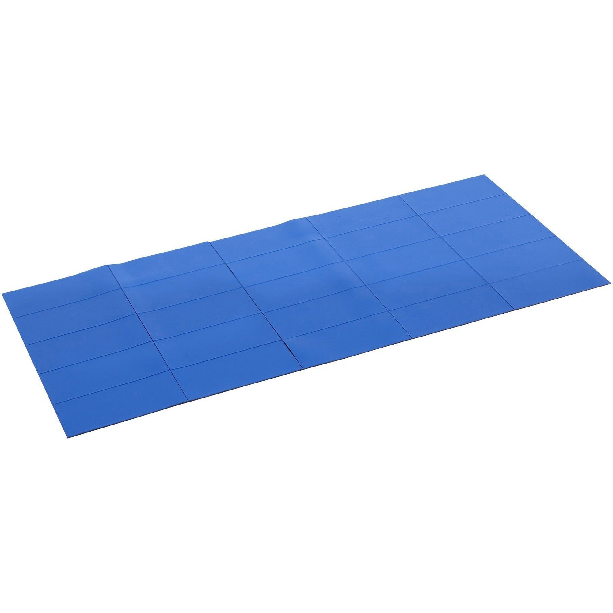MasterVision 2" Magnetic Dry Erase Strips - 0.88" Length x 2" Width - For Board, Color Coding - 25 / Pack - Blue -