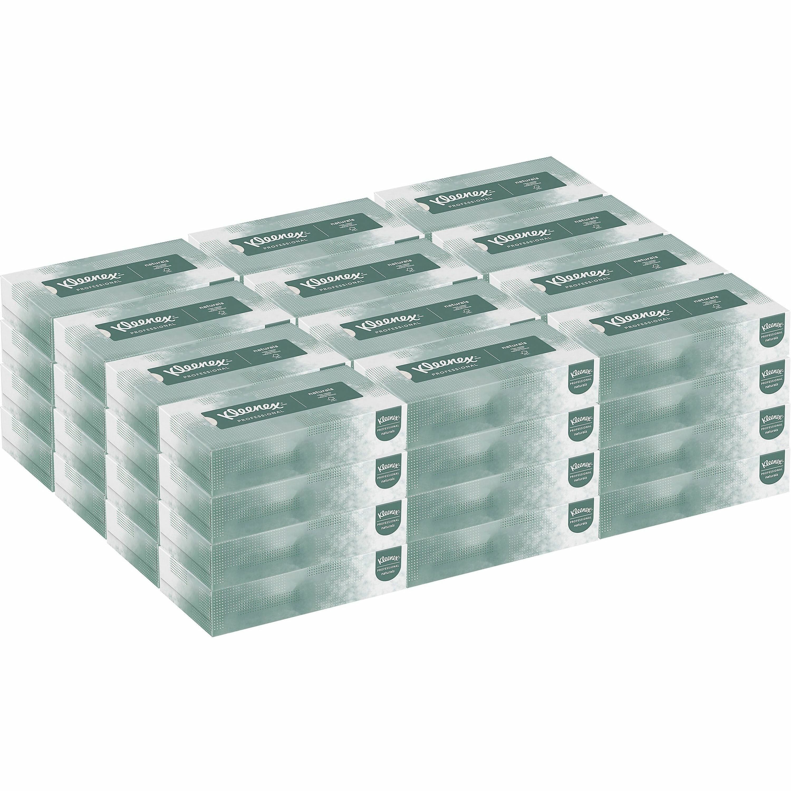 kleenex-professional-naturals-facial-tissue-for-business-830-x-780-white-fiber-fiber-soft-for-office-restroom-125-per-box-48-carton_kcc21601ct - 1