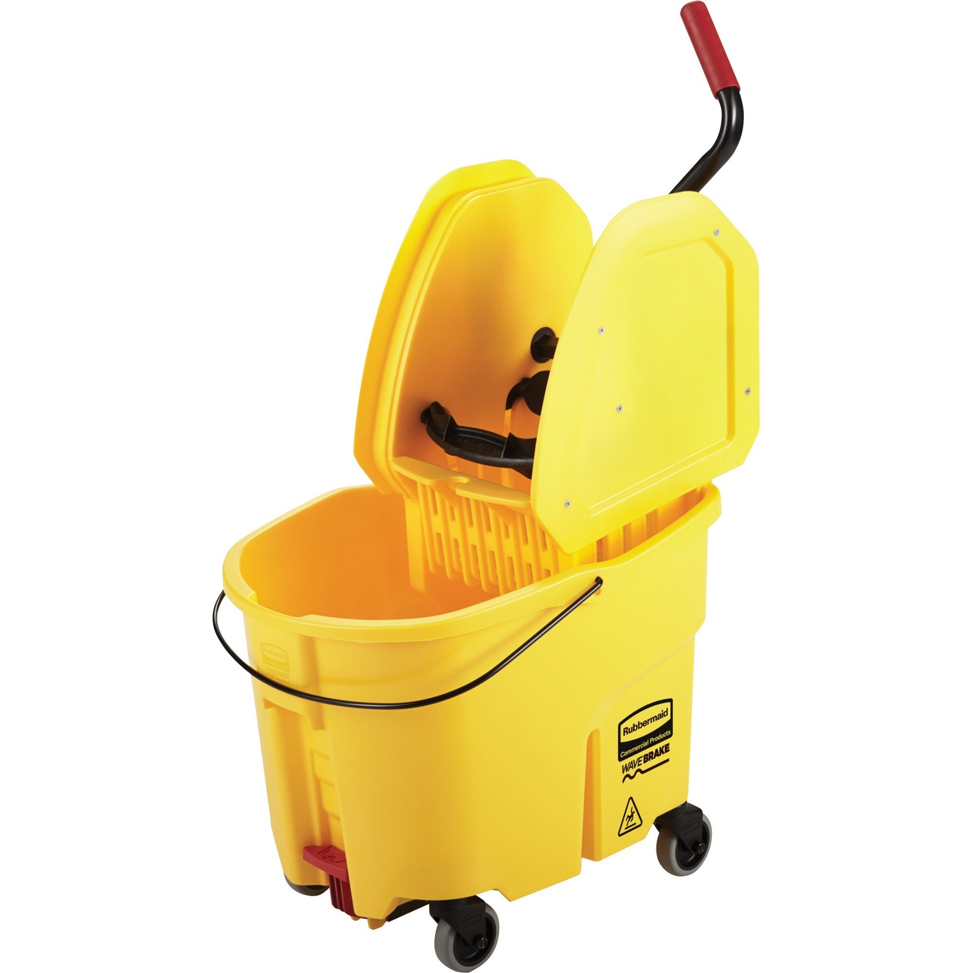 Rubbermaid WaveBrake Down Press Combo Mop Bucket, Sold as 1 Each - 1