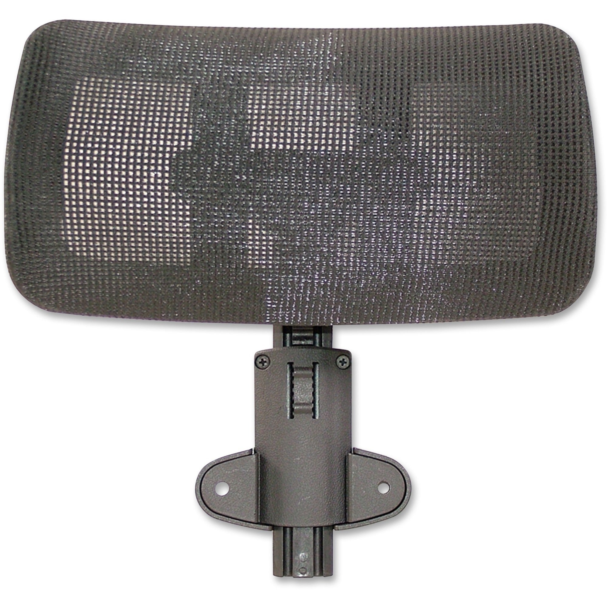Lorell Mesh High-Back Office Headrest - Black - Nylon - 1 Each -