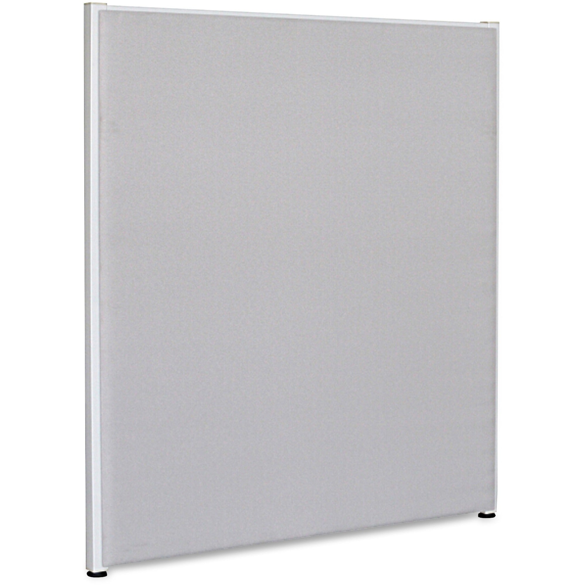 Lorell Panel System Partition Fabric Panel - 60.4" Width x 71" Height - Steel Frame - Gray - 1 Each -