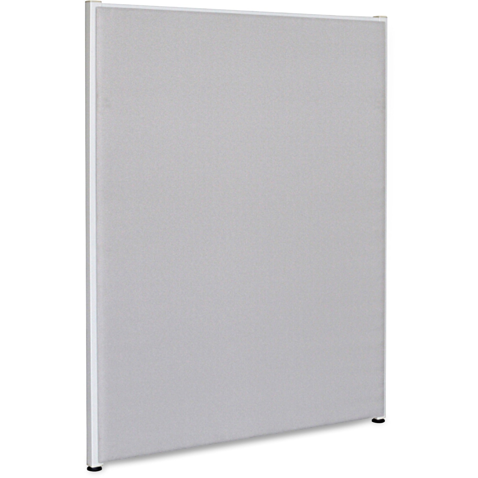 Lorell Panel System Partition Fabric Panel - 48.4" Width x 71" Height - Steel Frame - Gray - 1 Each -
