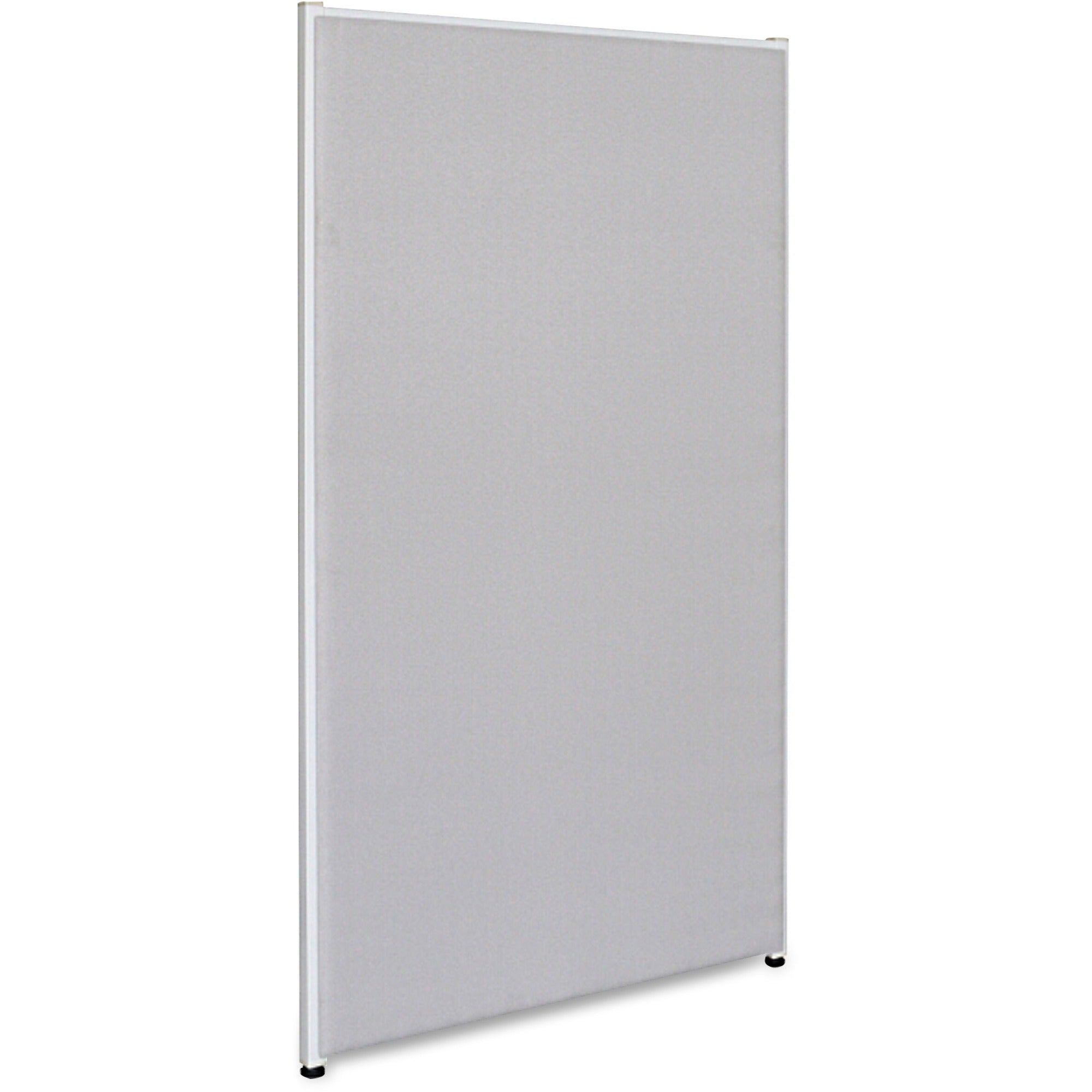 Lorell Panel System Partition Fabric Panel - 36.4" Width x 71" Height - Steel Frame - Gray - 1 Each -