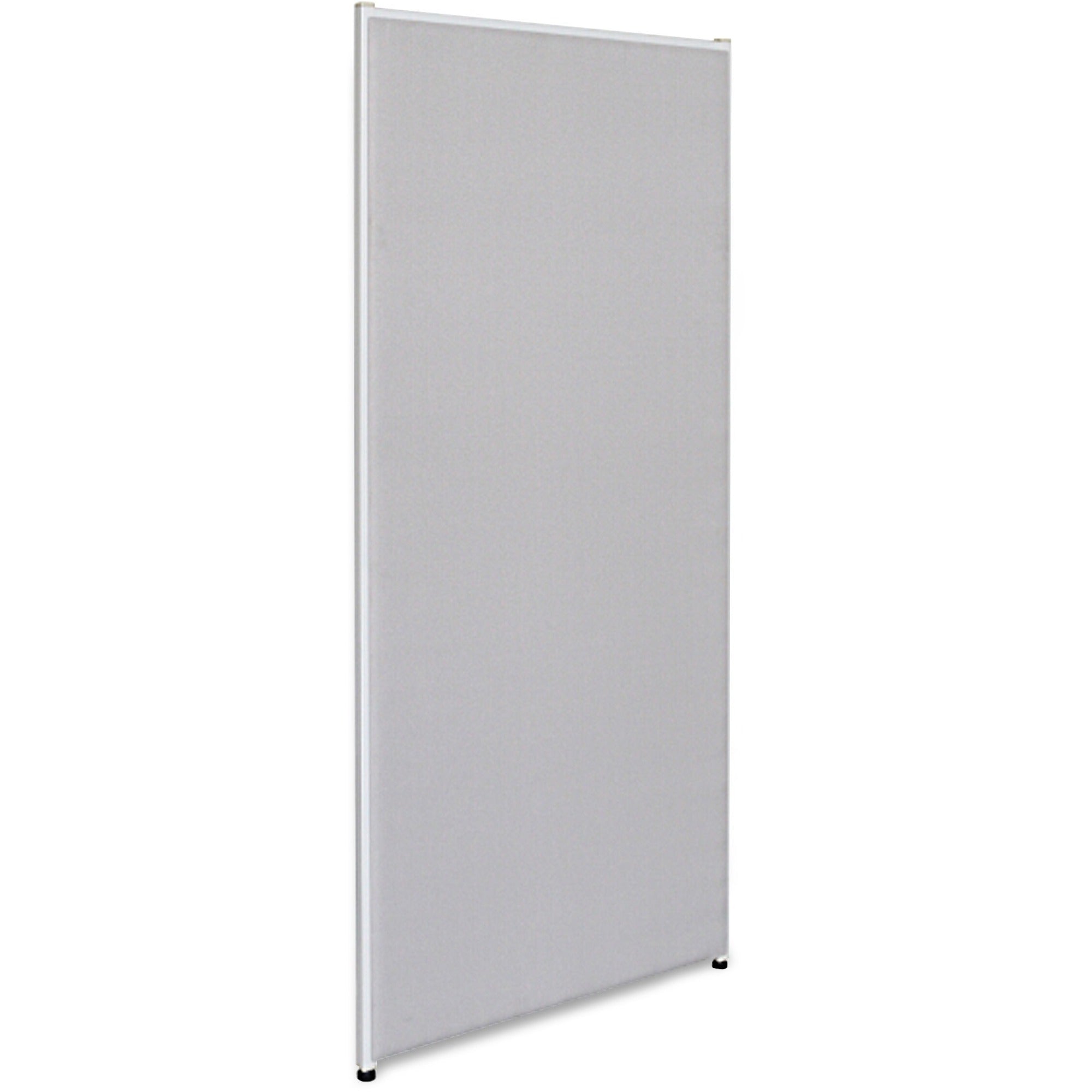 Lorell Panel System Partition Fabric Panel - 30.5" Width x 71" Height - Steel Frame - Gray - 1 Each -