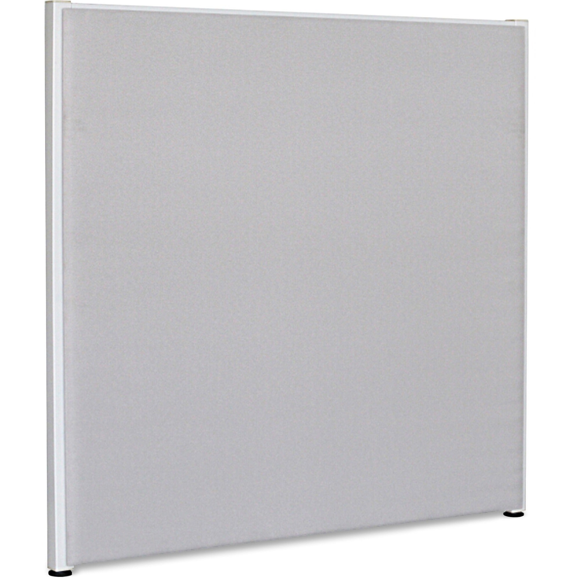 Lorell Panel System Partition Fabric Panel - 60.8" Width x 60" Height - Steel Frame - Gray - 1 Each -