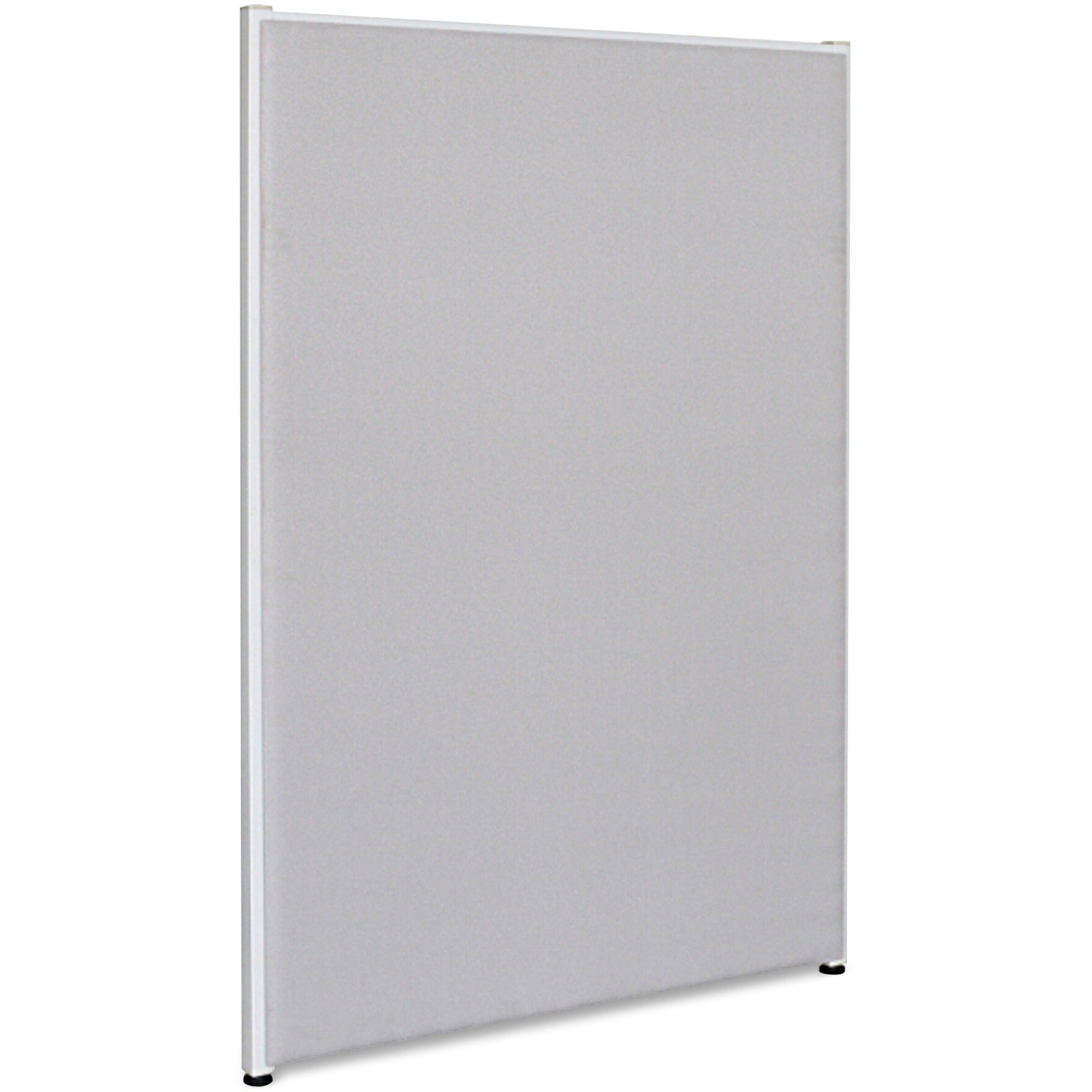 Lorell Panel System Partition Fabric Panel - 36.4" Width x 60" Height - Steel Frame - Gray - 1 Each -