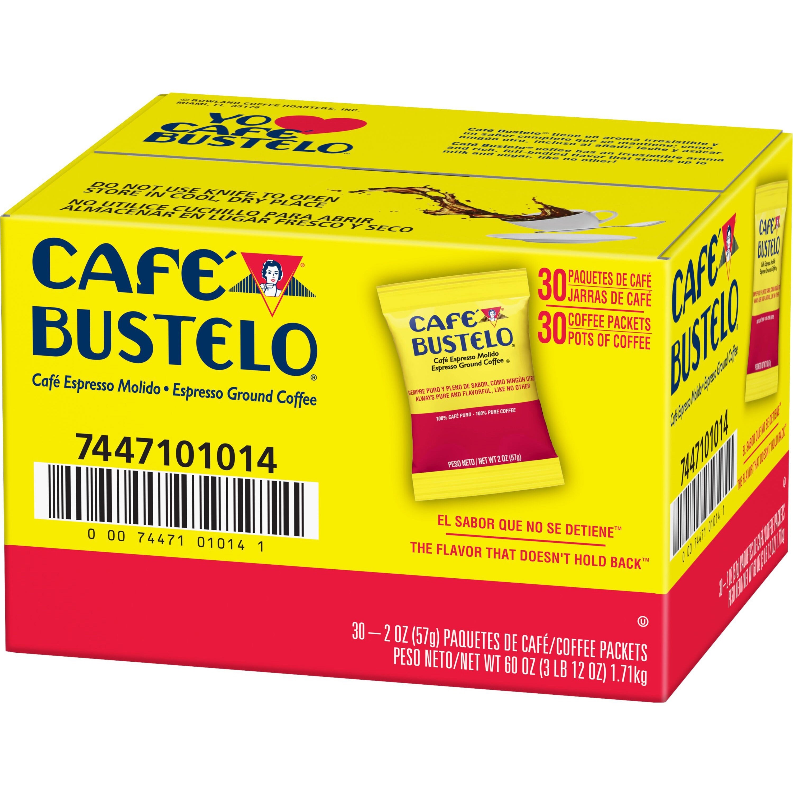 Café Bustelo Cafe Bustelo Espresso Blend Coffee, Sold as 1 Carton, 30 Each per Carton - 2