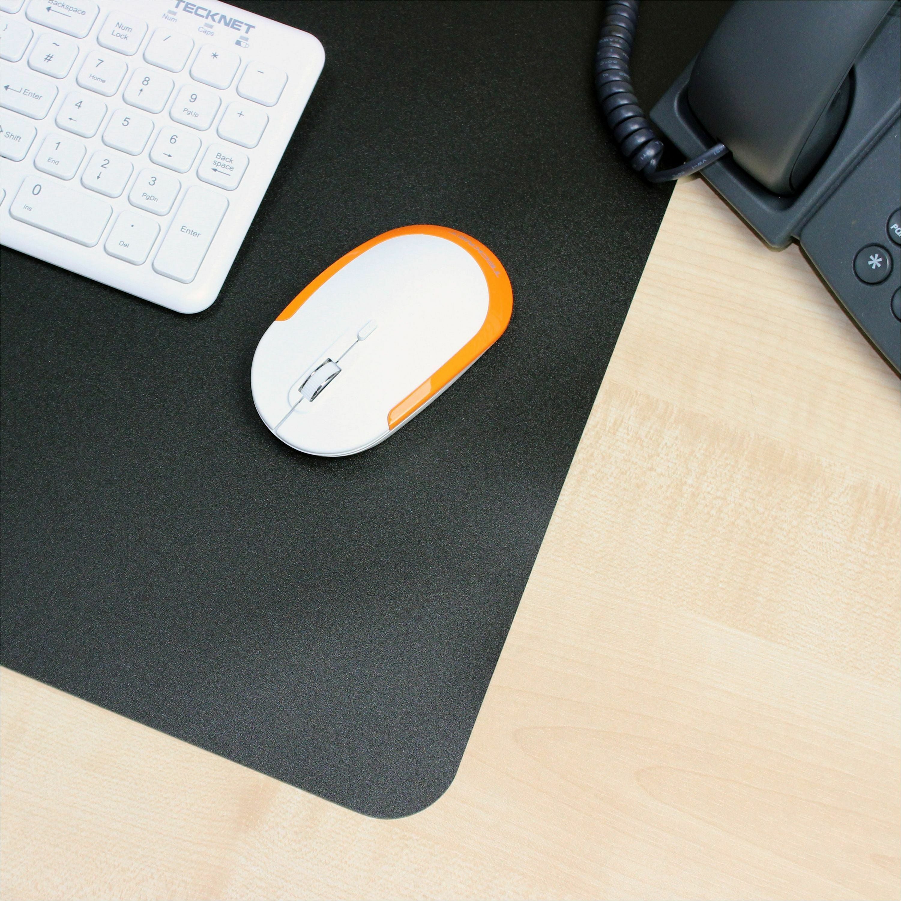 Lorell Desk Pad - Rectangular - 36" Width x 20" Depth - Black -