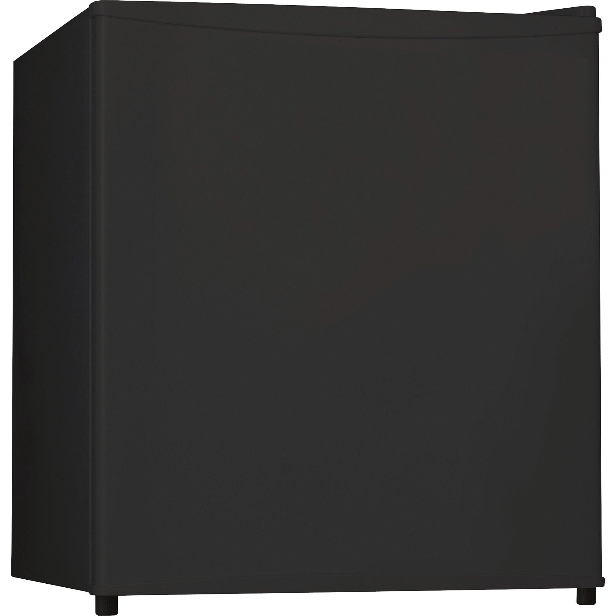Lorell Compact Refrigerator - 1.60 ft - Manual Defrost - Manual Defrost - Reversible - 1.60 ft Net Refrigerator Capacity - Black - Steel, Fiberglass, Plastic -