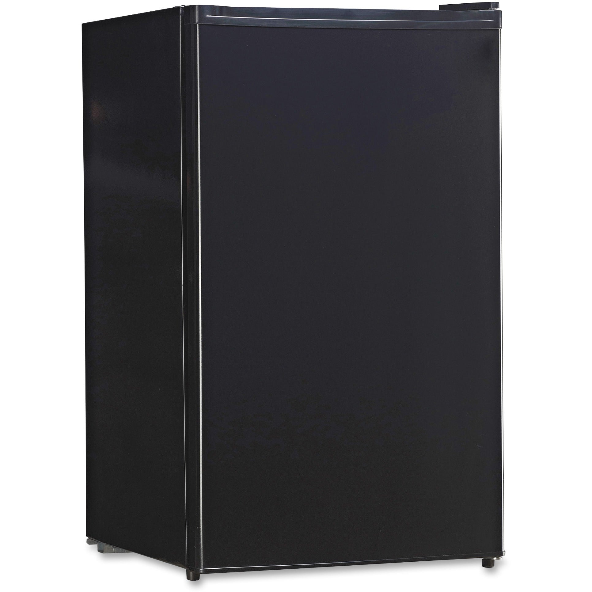 Lorell Compact Refrigerator - 3.20 ft - Manual Defrost - Manual Defrost - Reversible - 3.20 ft Net Refrigerator Capacity - Black - Steel, Fiberglass, Plastic -