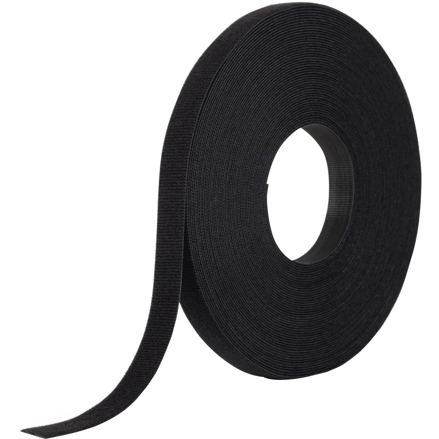 VELCRO ONE-WRAP Tie Bulk Roll - Tie - Black - 1 / Pack Pack - 75 ft Length -