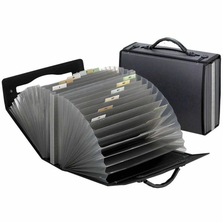 Pendaflex Professional Letter Expanding File - 8 1/2" x 11" - 26 Pocket(s) - Smoke - 1 Each -