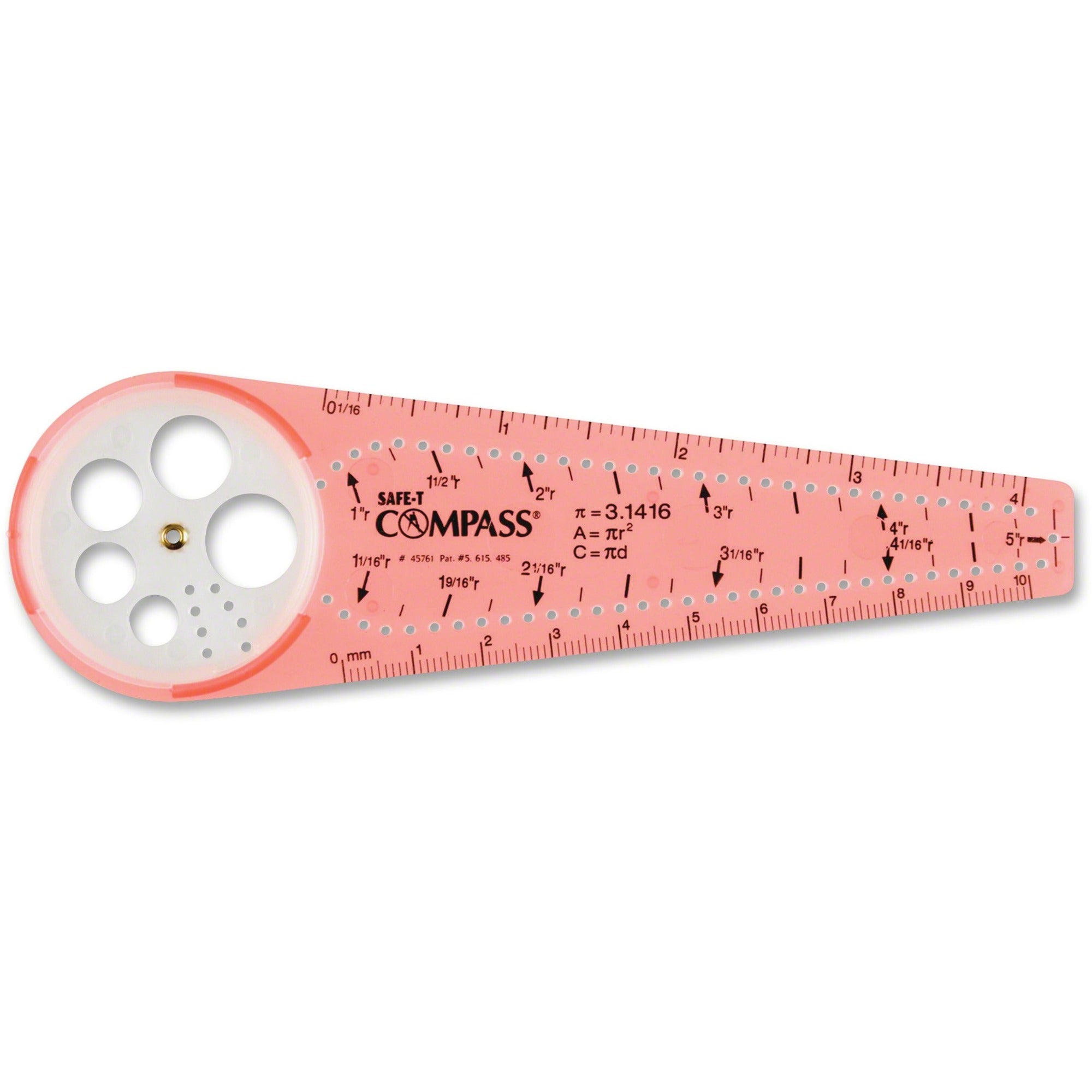 Learning Resources Safe-T Compass - Plastic - Orange - 1 Each -