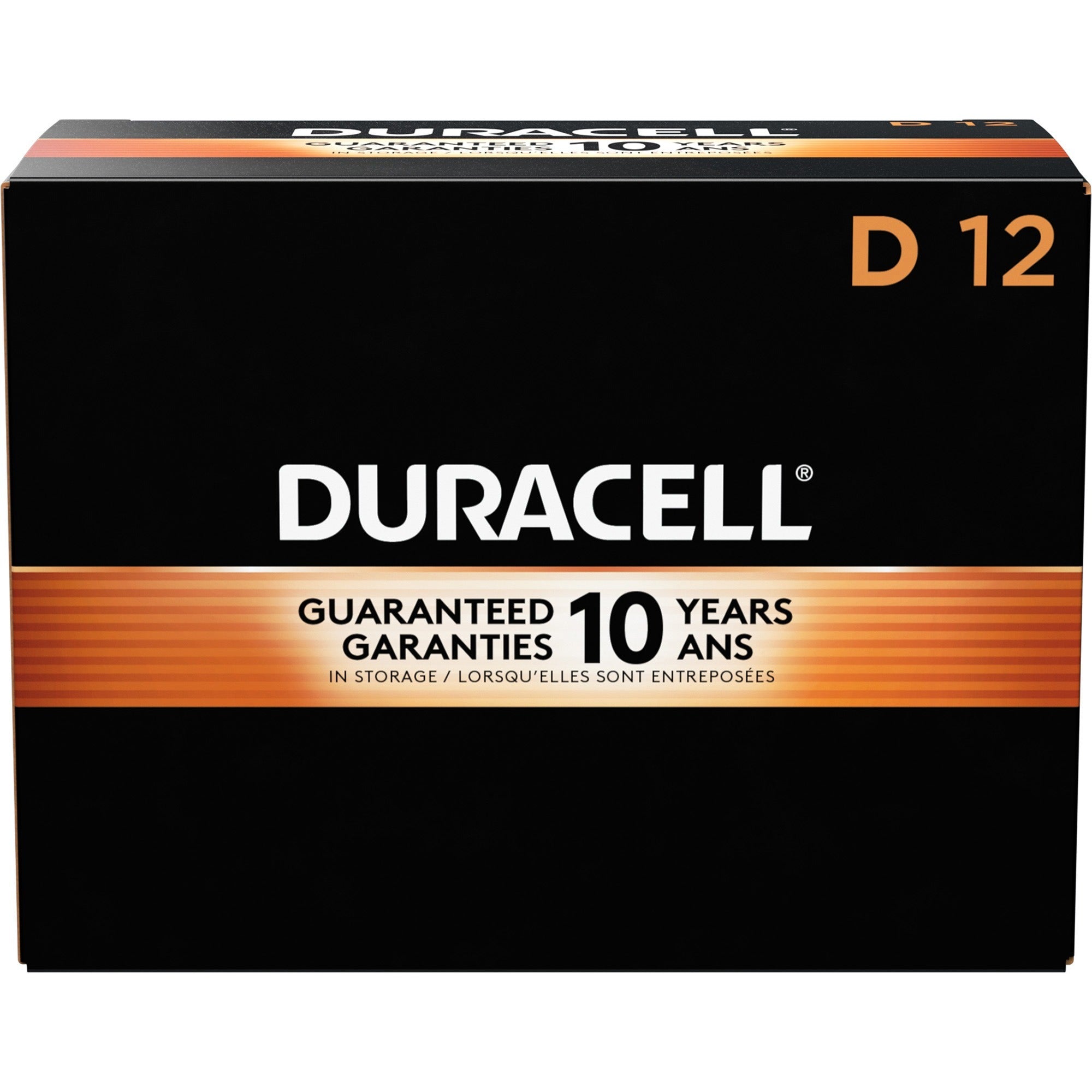 Duracell Coppertop Alkaline D Batteries - For Multipurpose - D - 12 / Box -