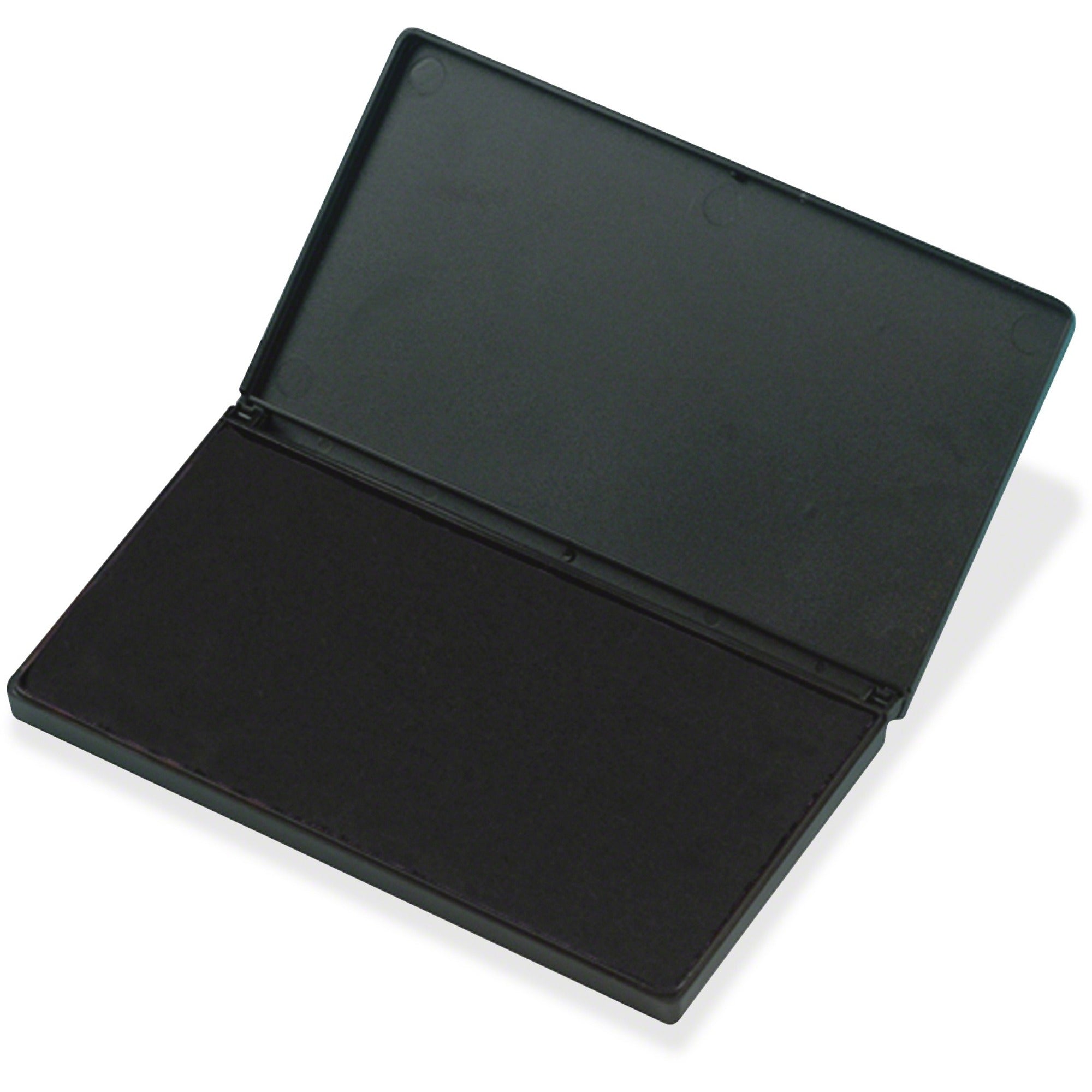 CLI Stamp Pad - 1 Each - 6.3" Width x 3.3" Length - Felt Pad - Black Ink - Black -