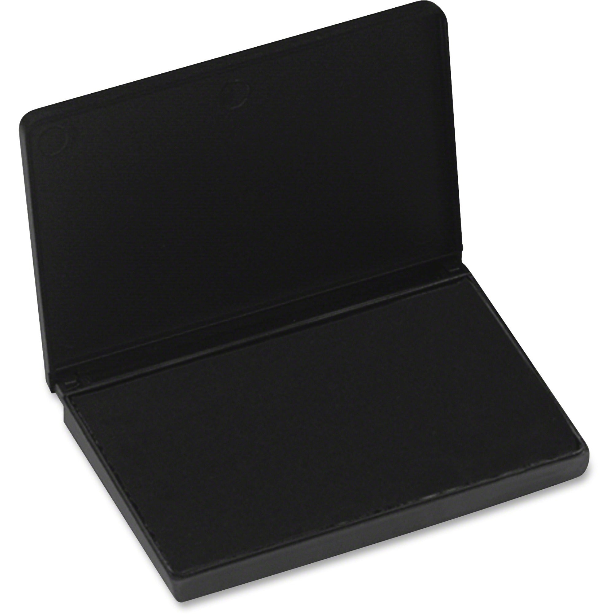 CLI Stamp Pad - 1 Each - 2.8" Width x 4.3" Length - Felt Pad - Black Ink - Black -
