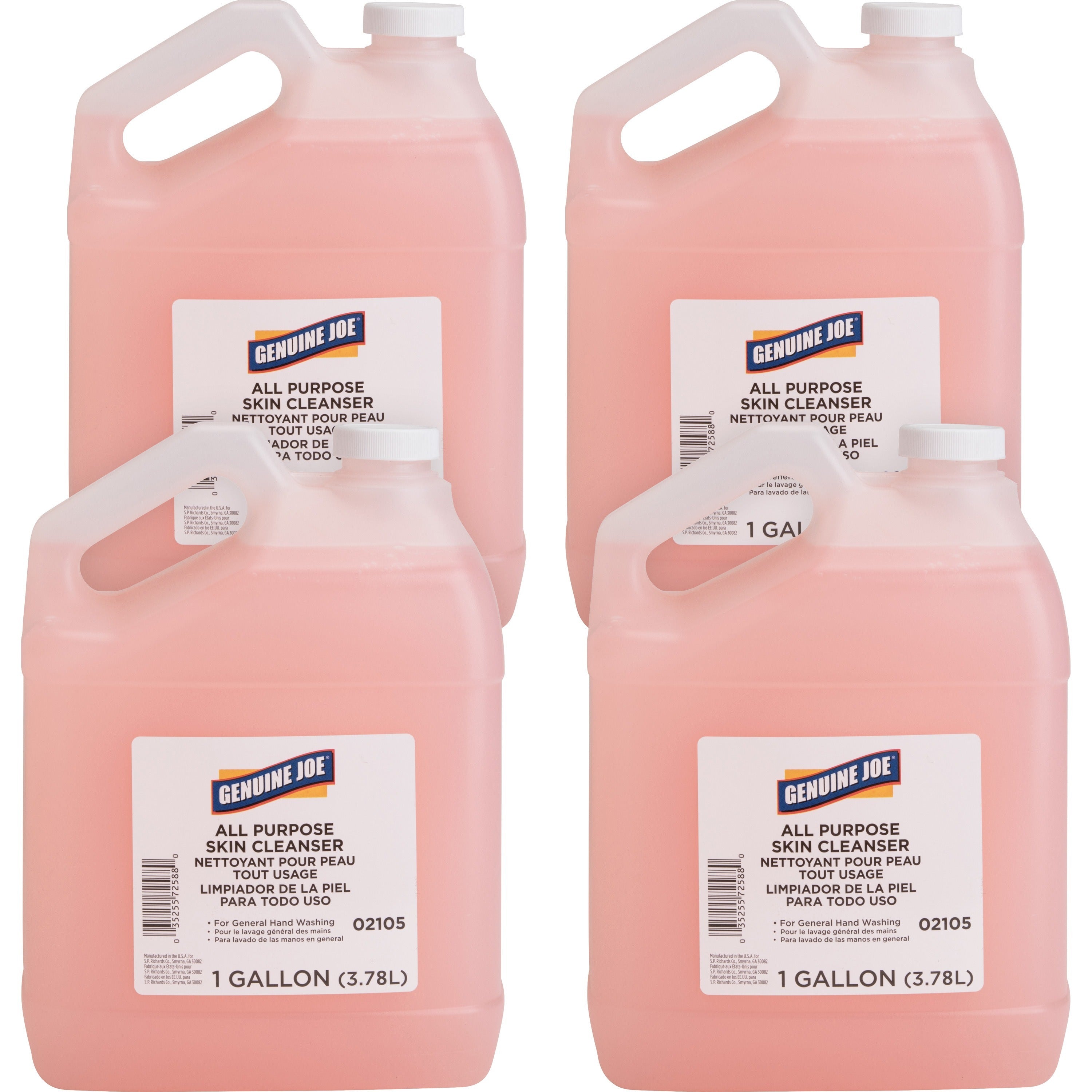 genuine-joe-all-purpose-skin-cleanser-1-gal-38-l-hand-skin-pink-4-carton_gjo02105ct - 1