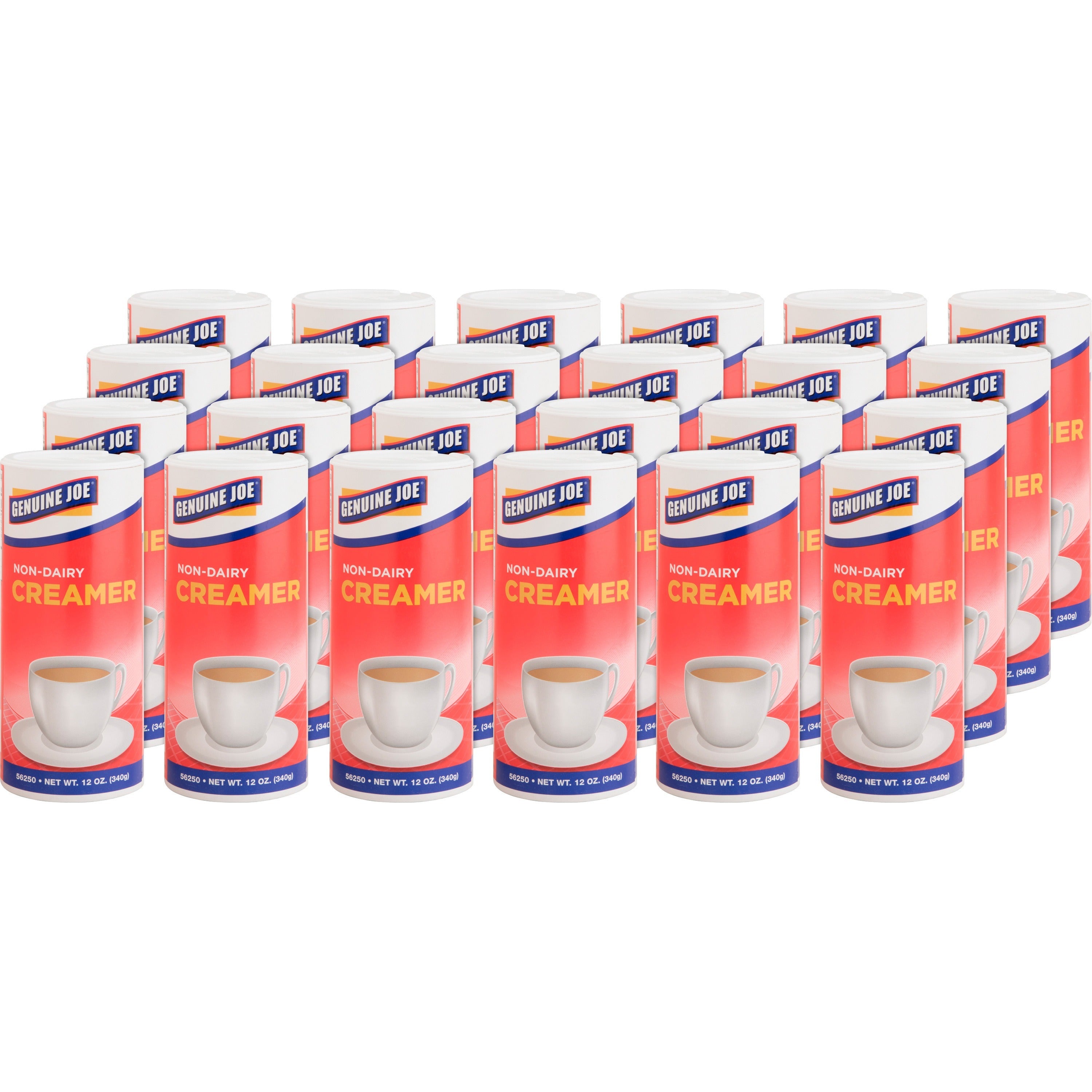 Genuine Joe Nondairy Creamer Canister - 0.75 lb (12 oz) Canister - 24/Carton -