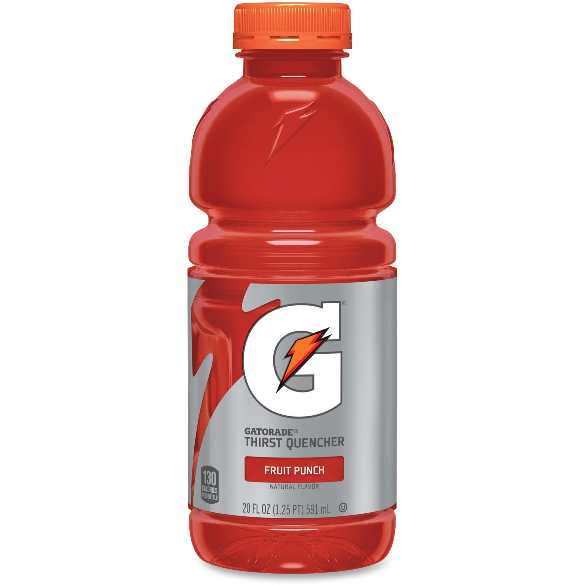 Gatorade Fruit Punch Thirst Quencher - 20 fl oz (591 mL) - 24 / Carton