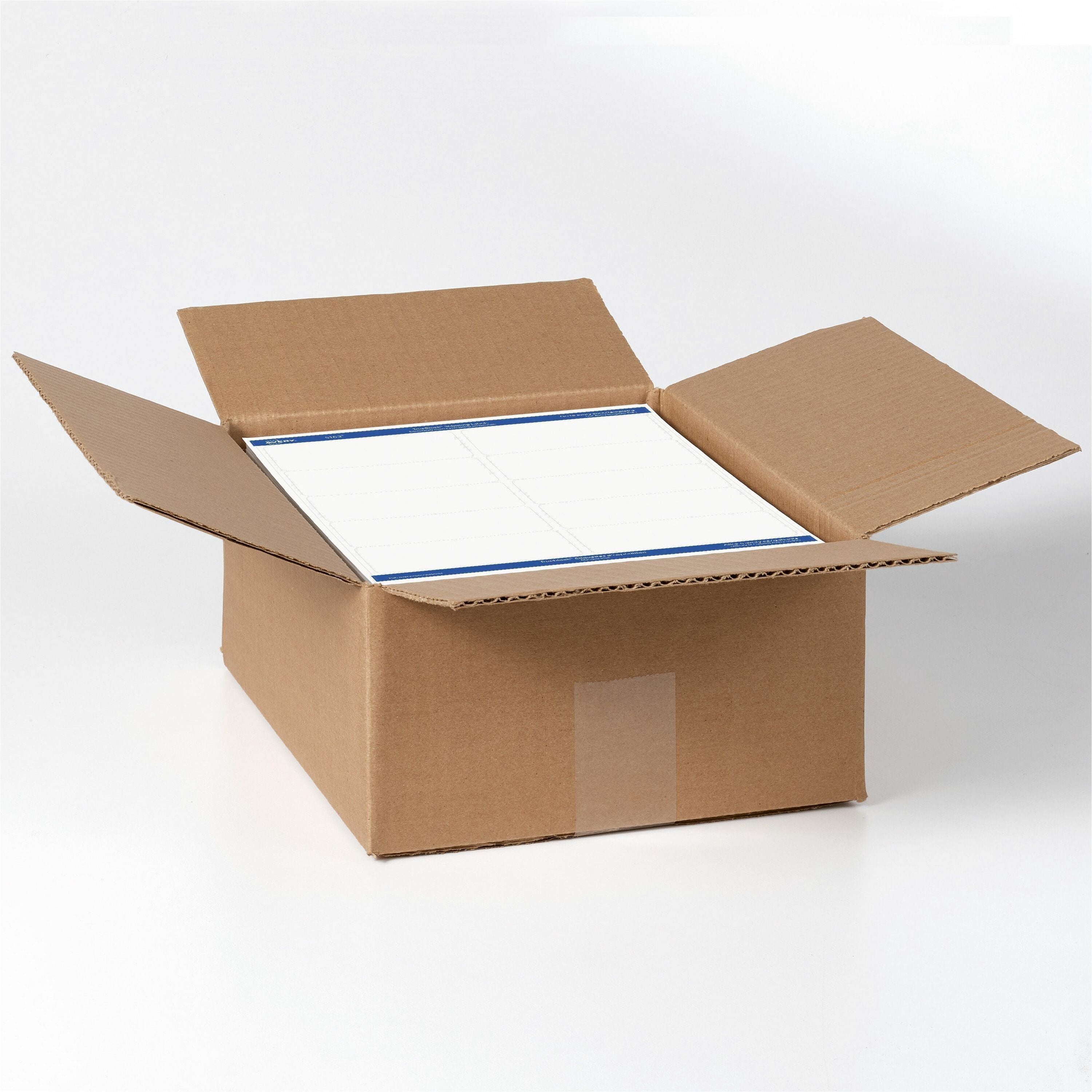 Avery TrueBlock Shipping Labels, Sure Feed Technology, Permanent Adhesive, 2" x 4" , 5,000 Labels (95910) - Avery Shipping Labels, Sure Feed, 2" x 4" , 5,000 Labels (95910) - 1