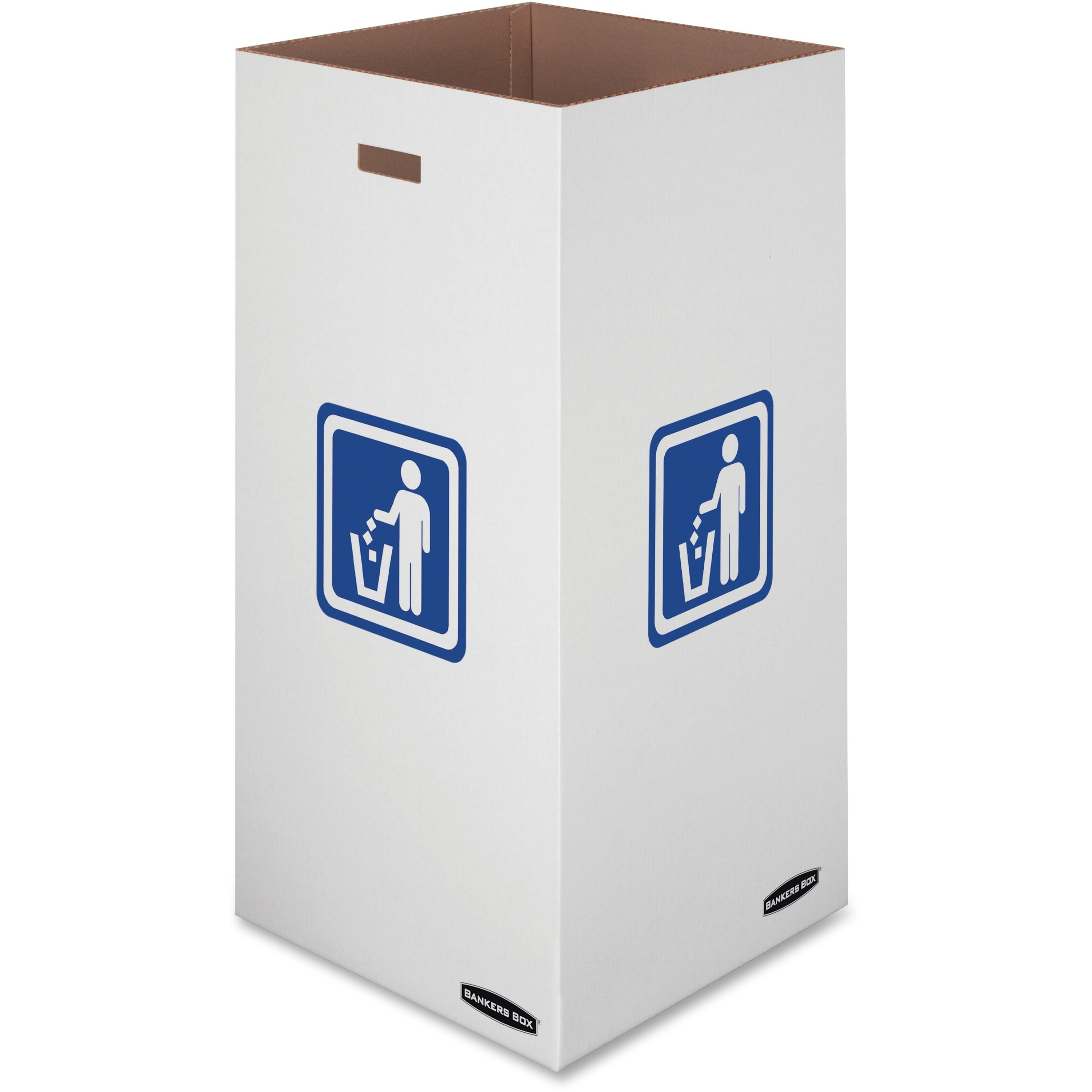 bankers-box-waste-&-recycling-bins-internal-dimensions-18-width-x-18-depth-x-36-height-external-dimensions-184-width-x-184-depth-x-364-height-50-gal-corrugated-paper-white-green-recycled-10-pack_fel7320201 - 1
