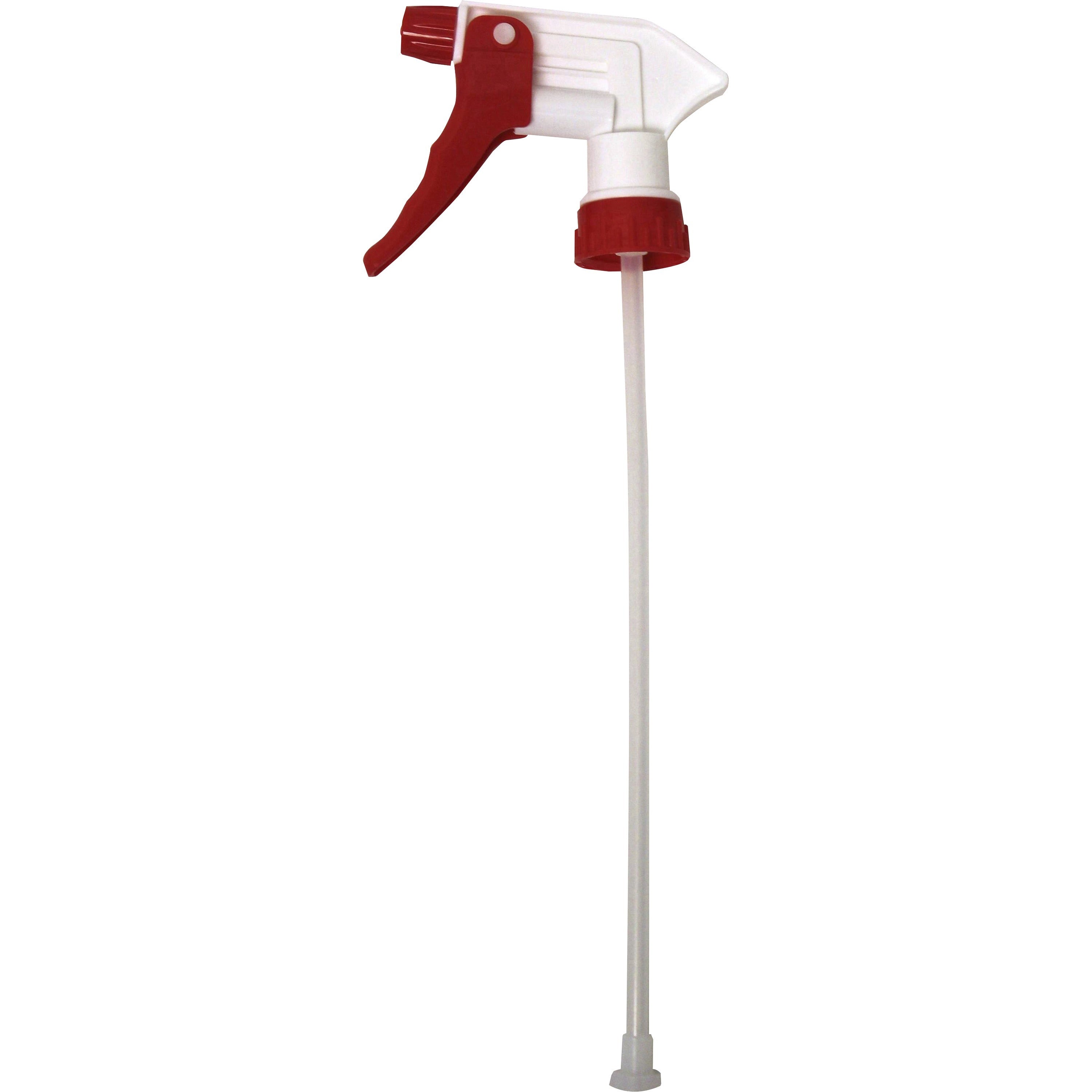 Genuine Joe Standard 9" Trigger Sprayer - 24 / Carton - Red, White -