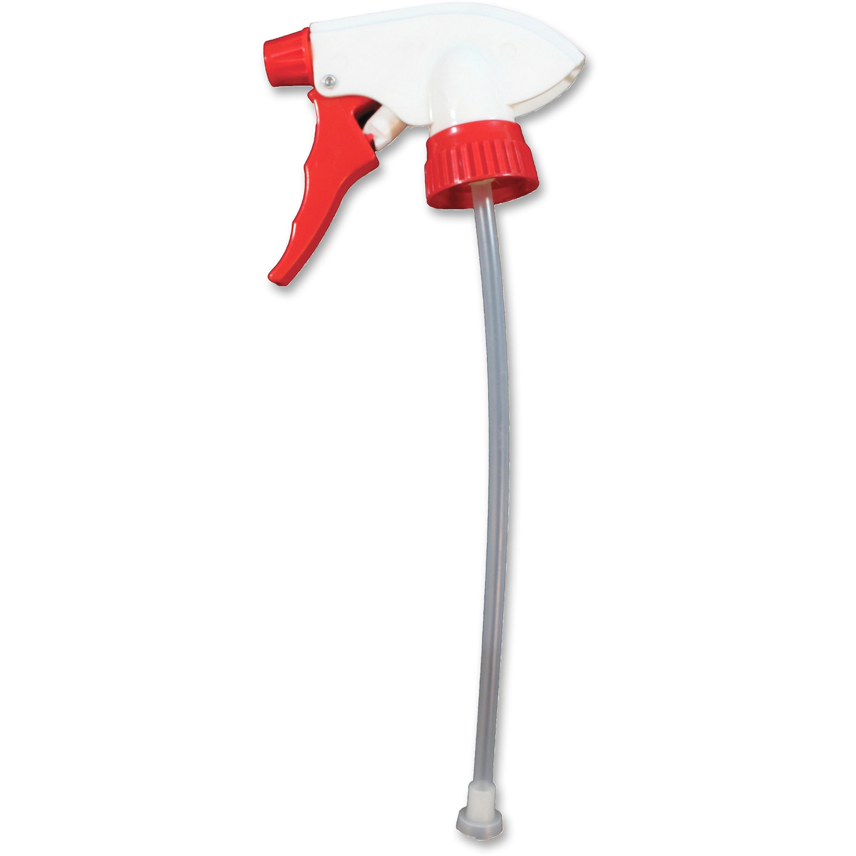 Genuine Joe Standard Trigger Sprayer - 8.13" - 24 / Carton - Red, White -