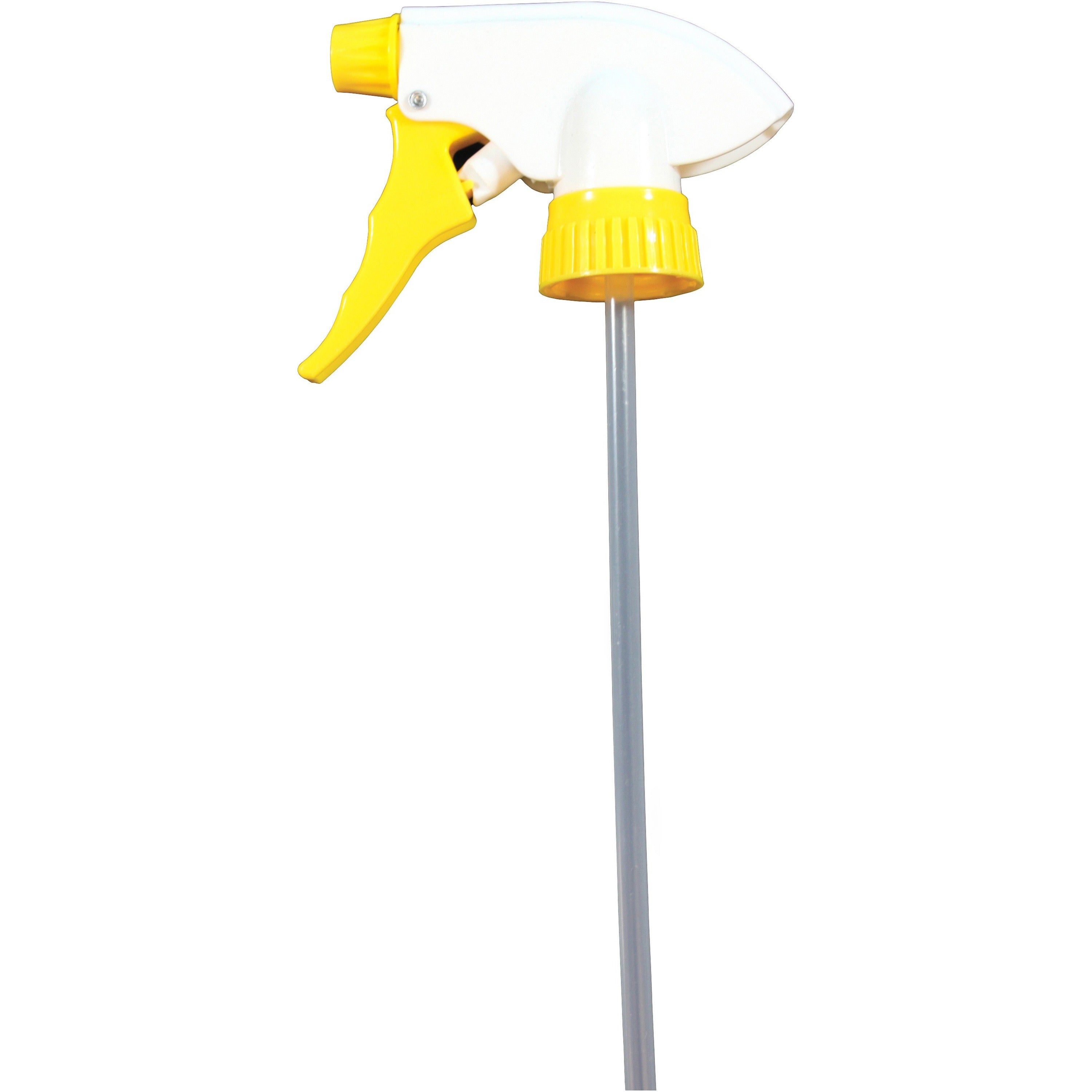 Genuine Joe Chemical Resistant Trigger Sprayer - 24 / Carton - Yellow -
